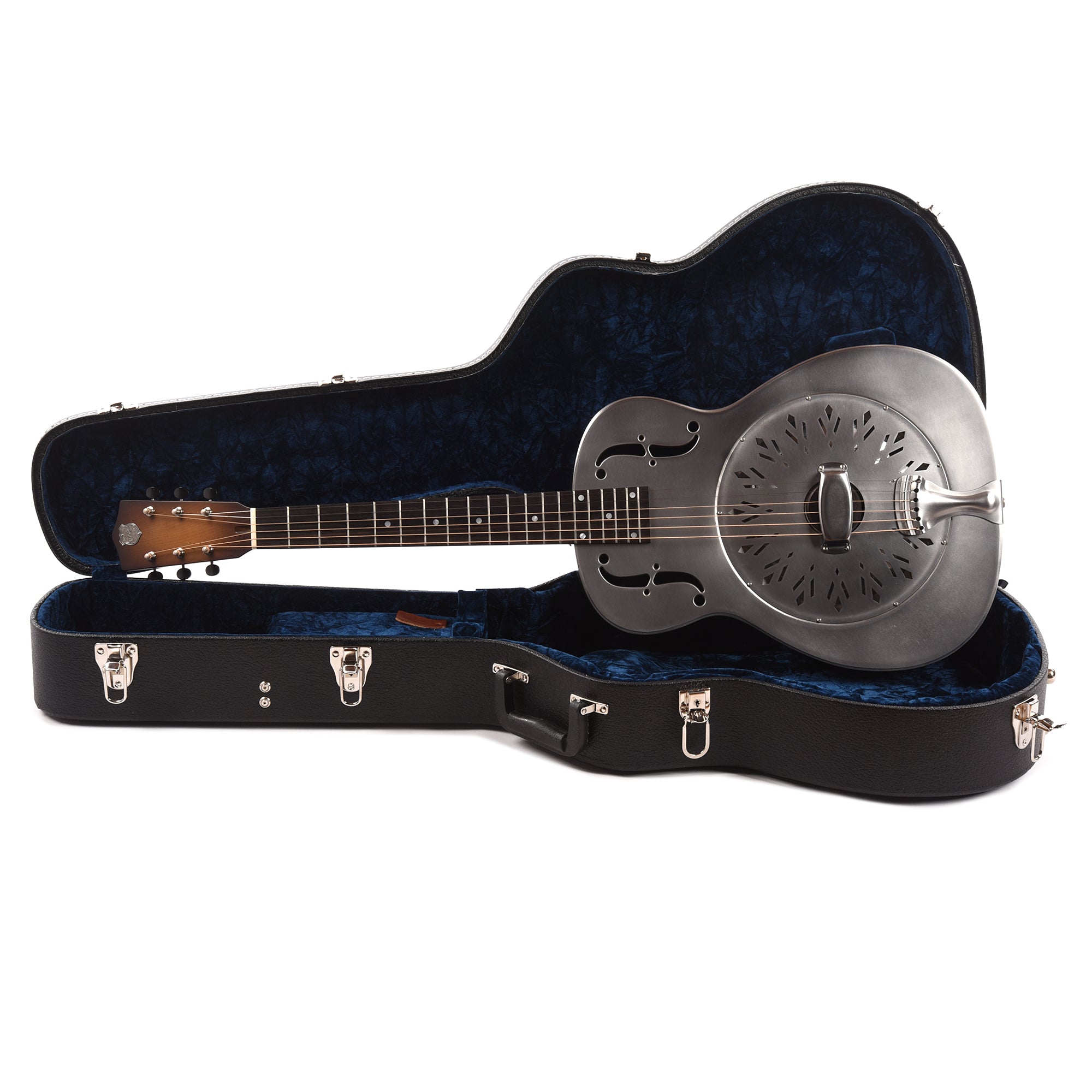 National RAW Single Cone Steel 14-Fret Acoustic Guitars / Resonator