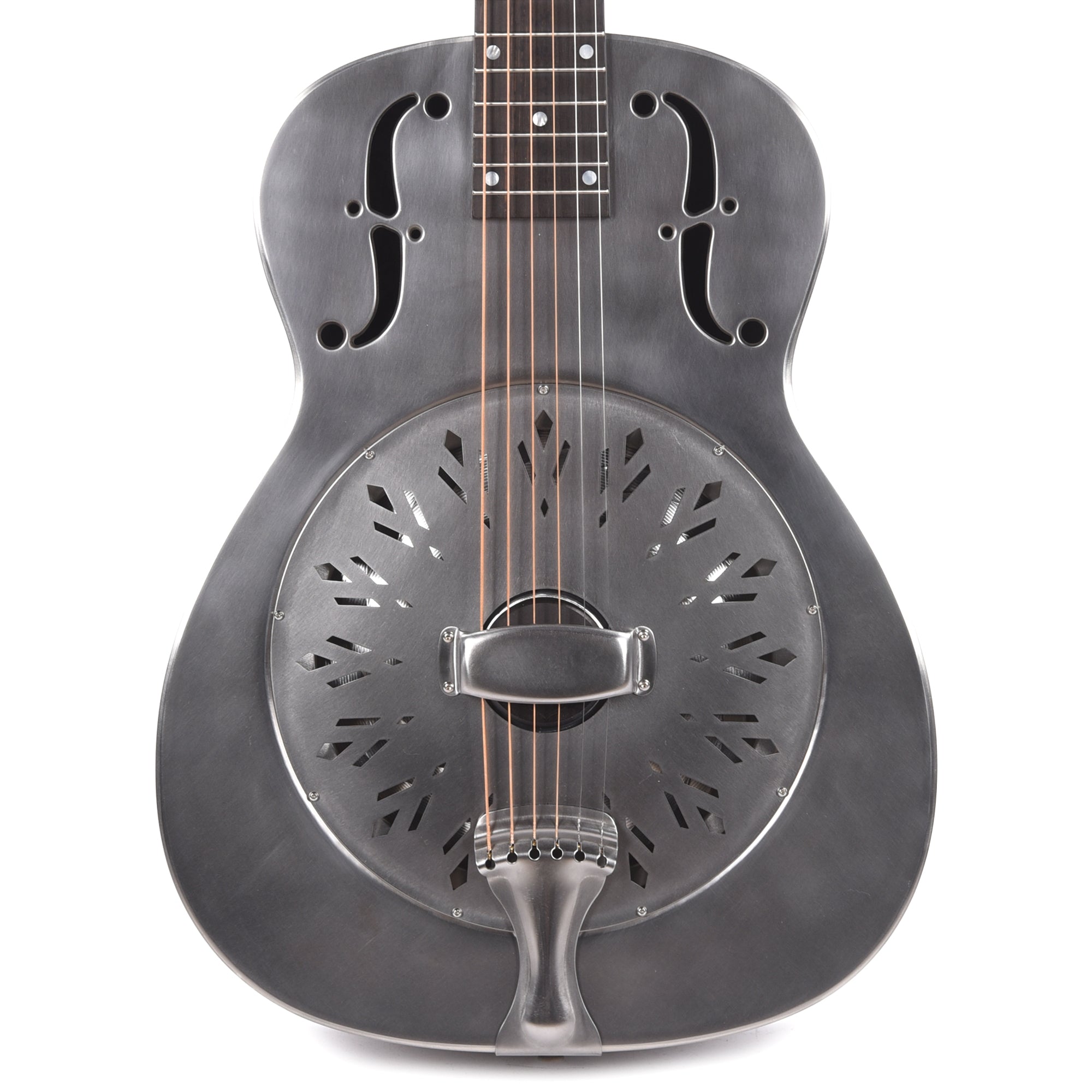 National RAW Single Cone Steel 14-Fret Acoustic Guitars / Resonator