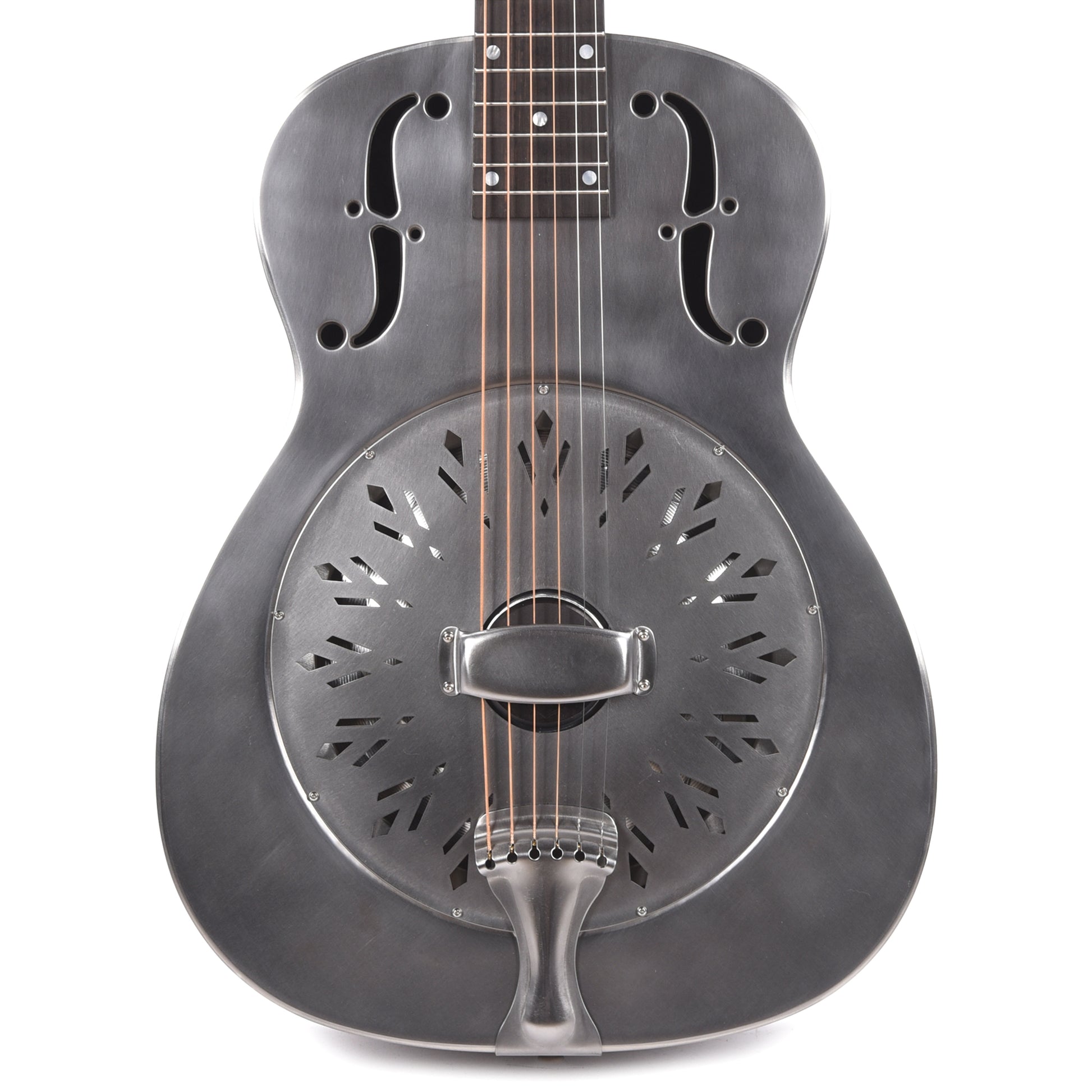 National RAW Single Cone Steel 14-Fret Acoustic Guitars / Resonator