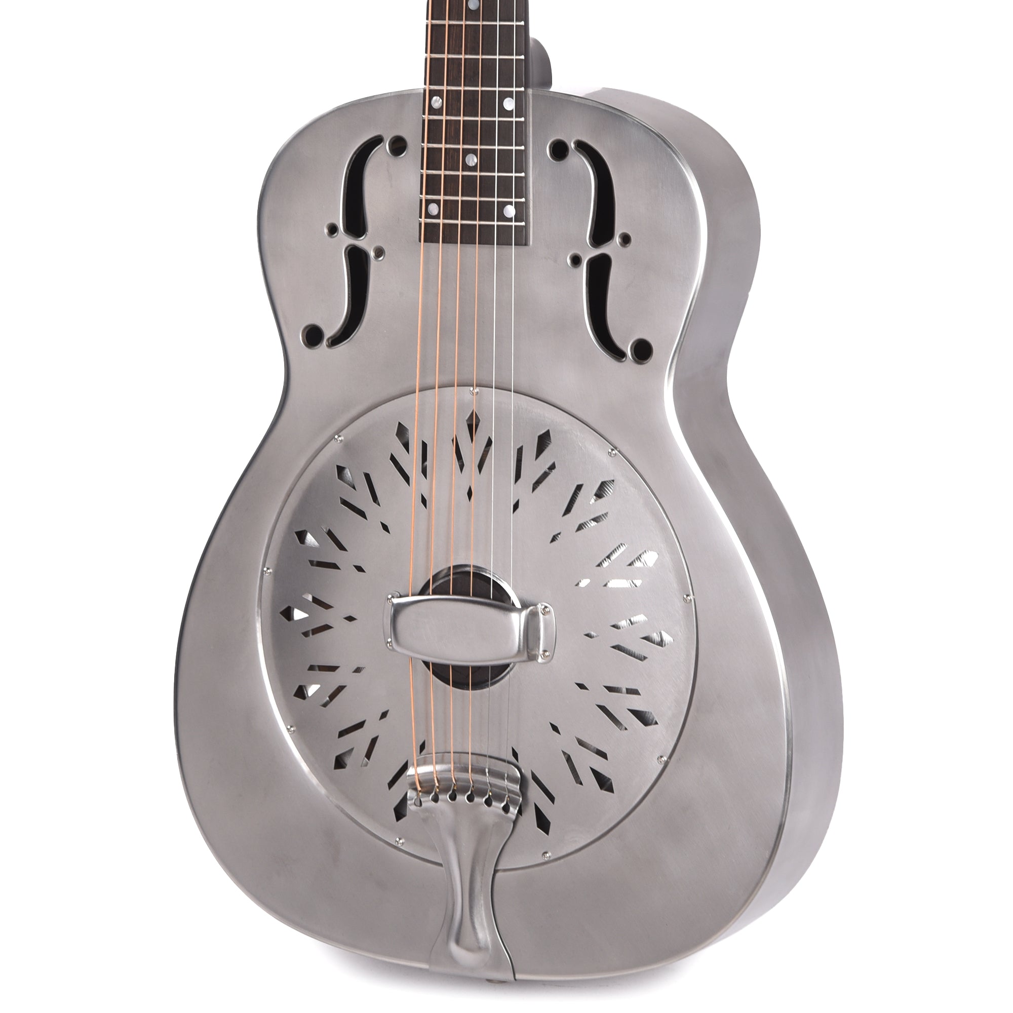 National RAW Single Cone Steel 14-Fret Acoustic Guitars / Resonator