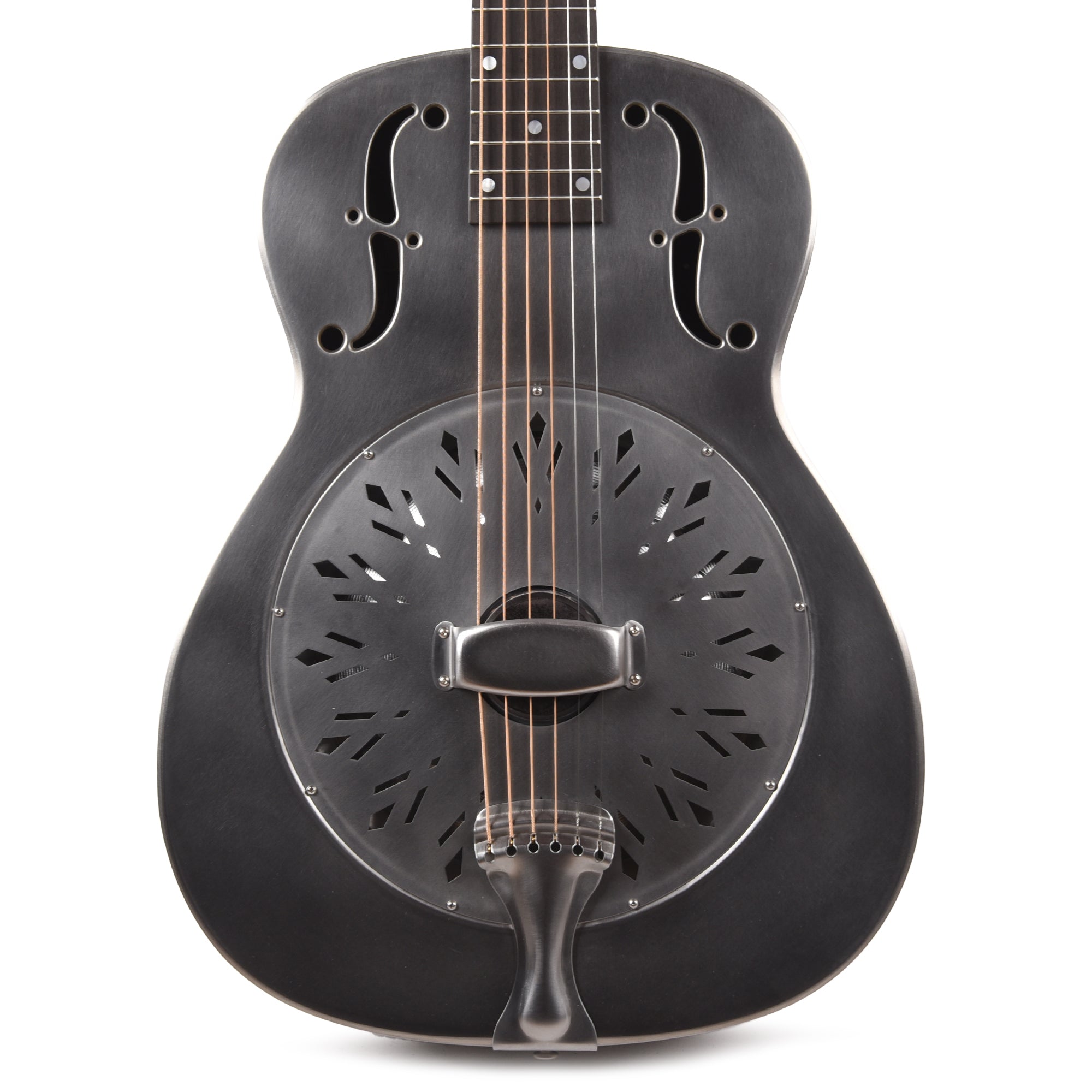 National RAW Single Cone Steel 14-Fret Acoustic Guitars / Resonator