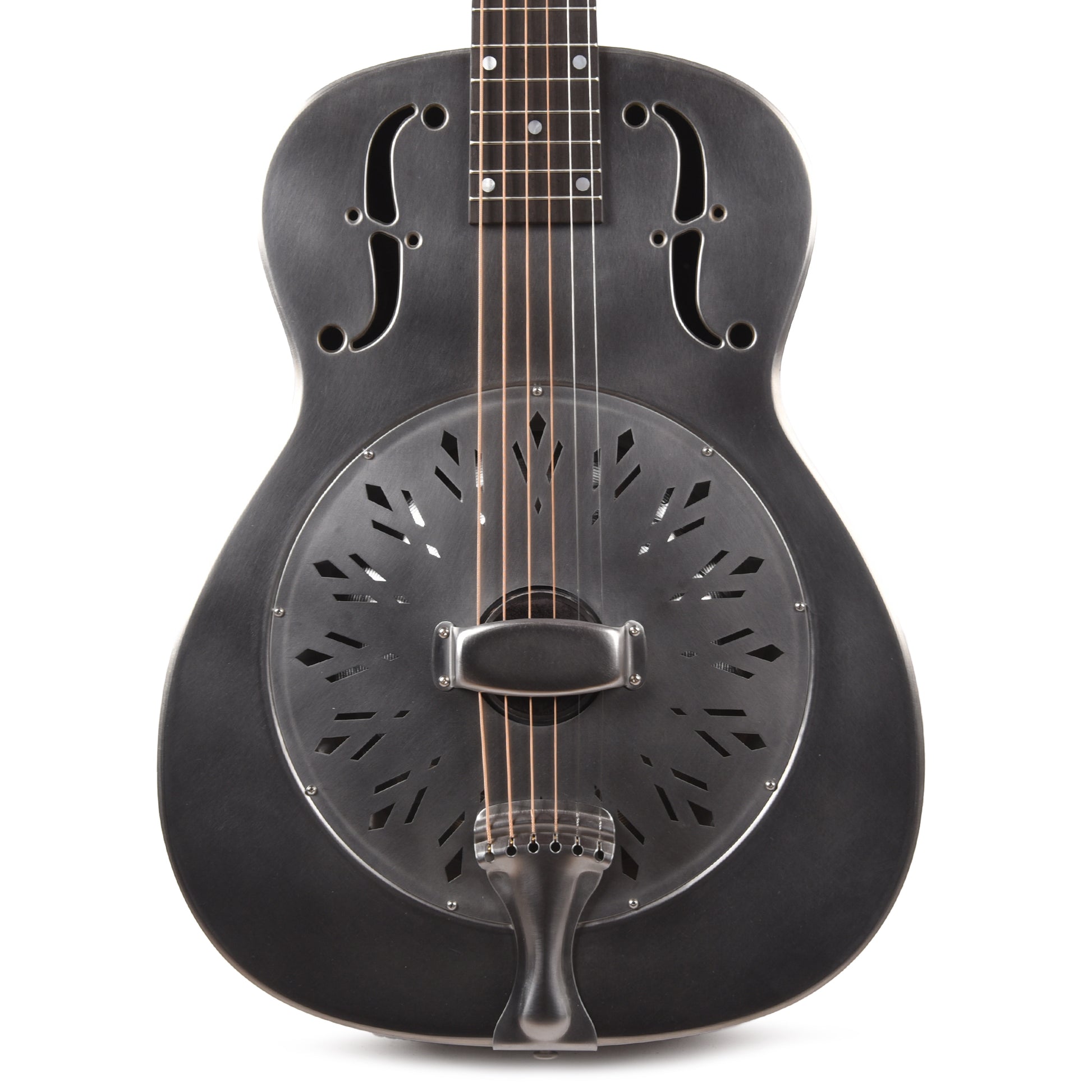 National RAW Single Cone Steel 14-Fret Acoustic Guitars / Resonator