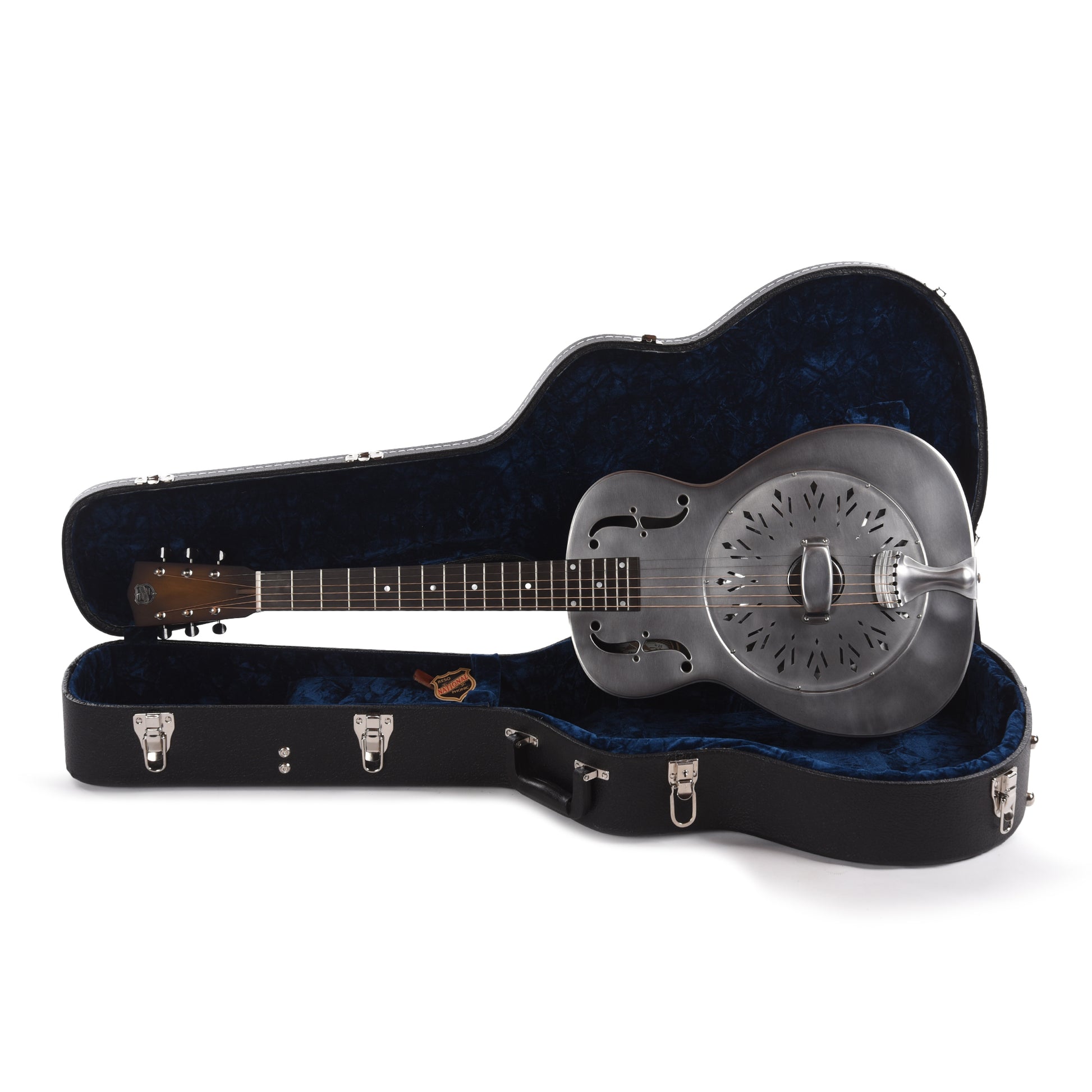 National RAW Single Cone Steel 14-Fret Acoustic Guitars / Resonator