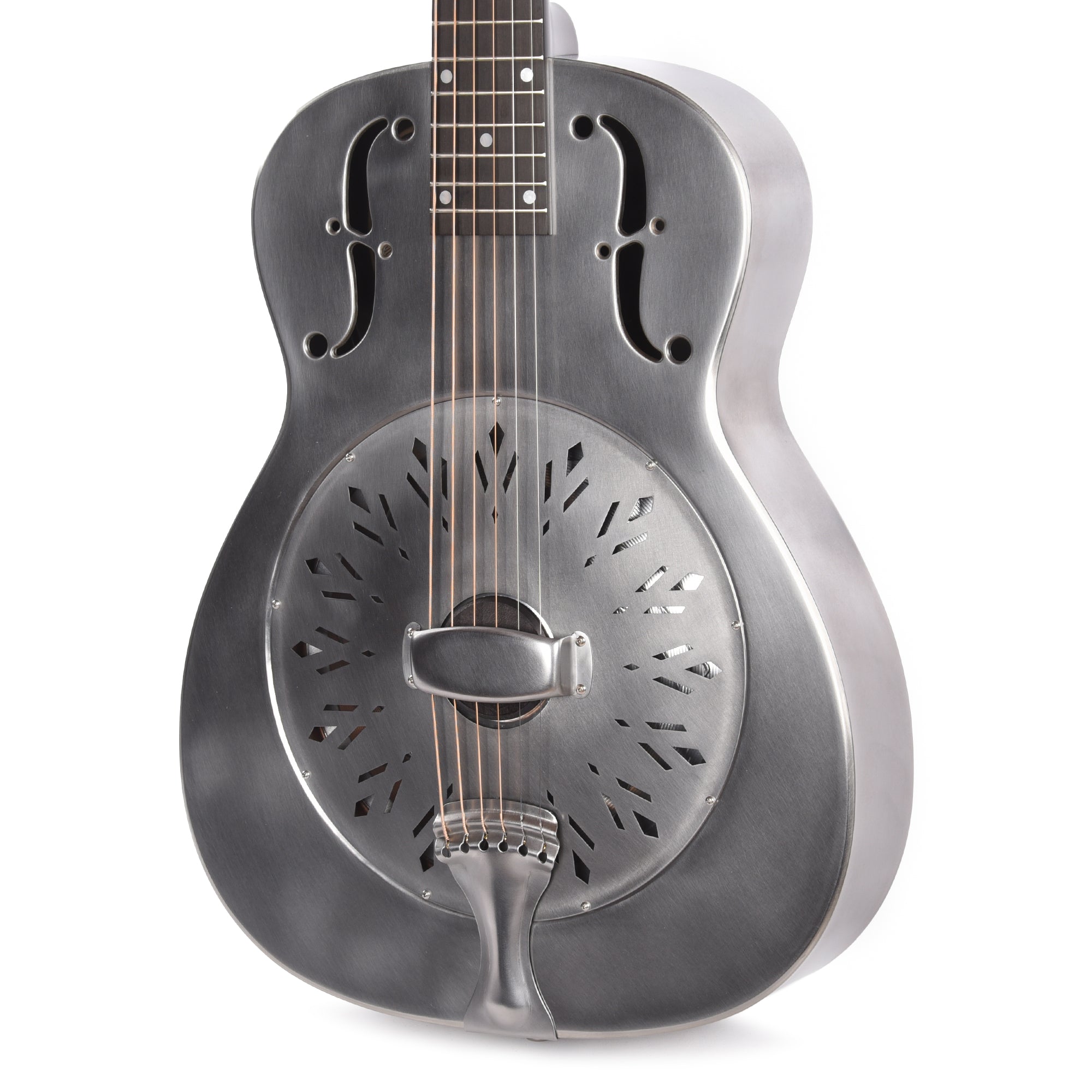 National RAW Single Cone Steel 14-Fret Acoustic Guitars / Resonator