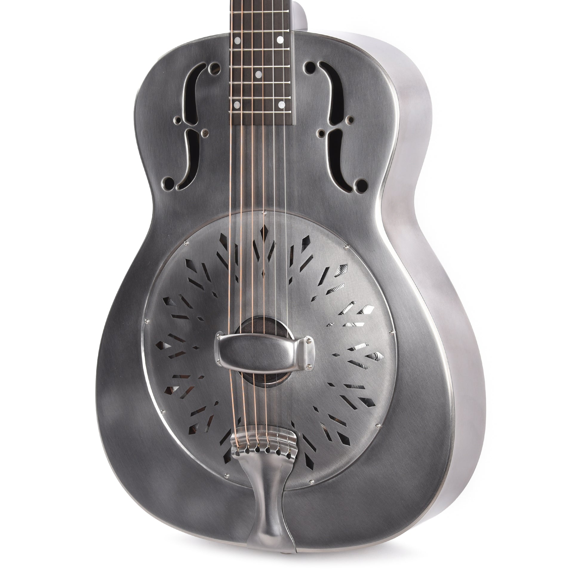 National RAW Single Cone Steel 14-Fret Acoustic Guitars / Resonator
