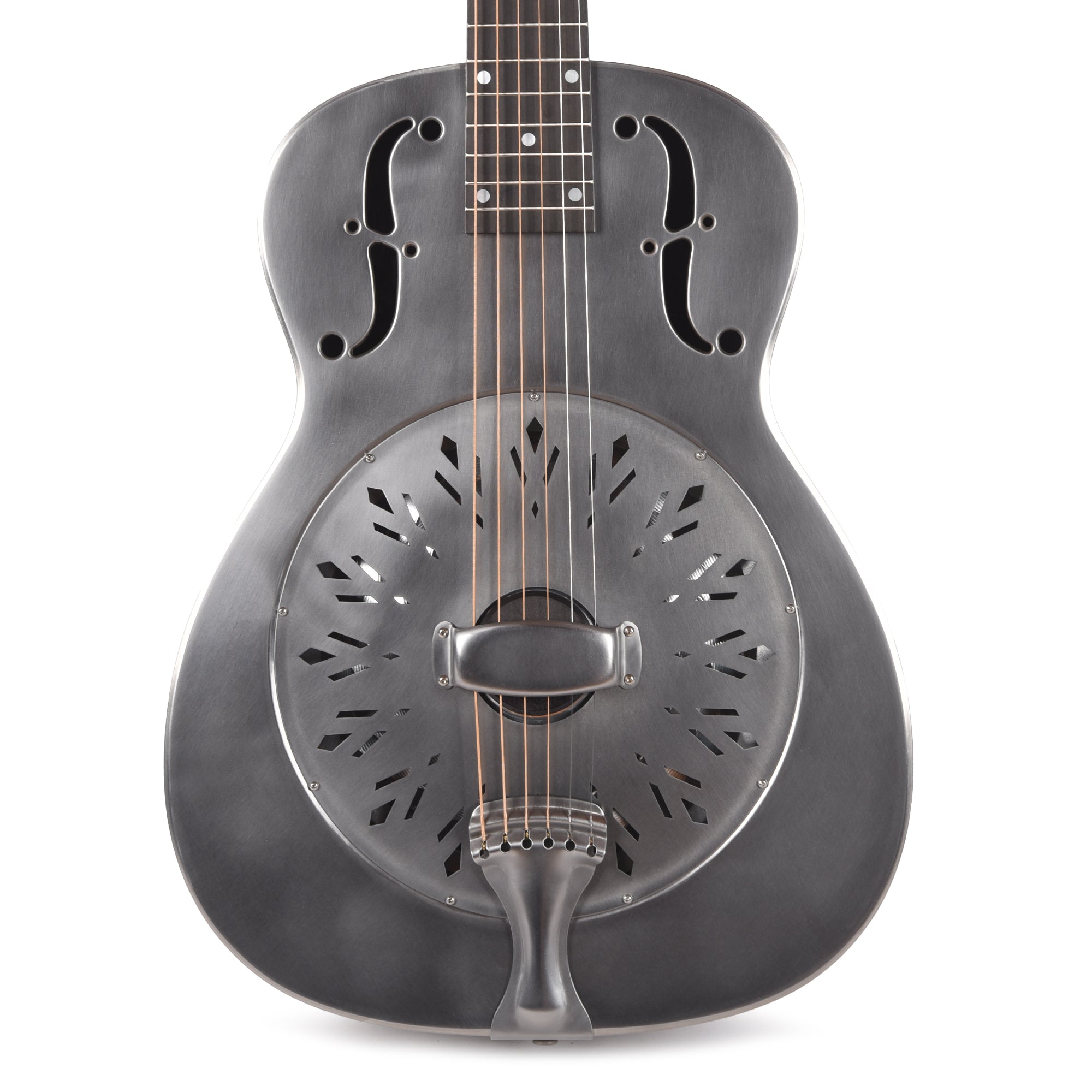 National RAW Single Cone Steel 14-Fret Acoustic Guitars / Resonator