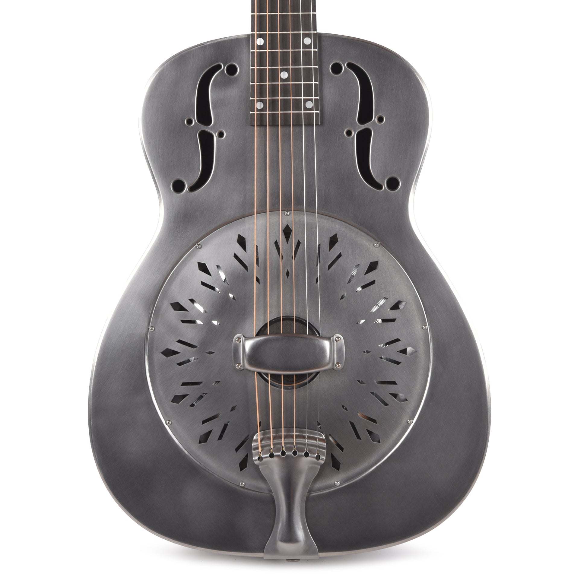 National RAW Single Cone Steel 14-Fret Acoustic Guitars / Resonator