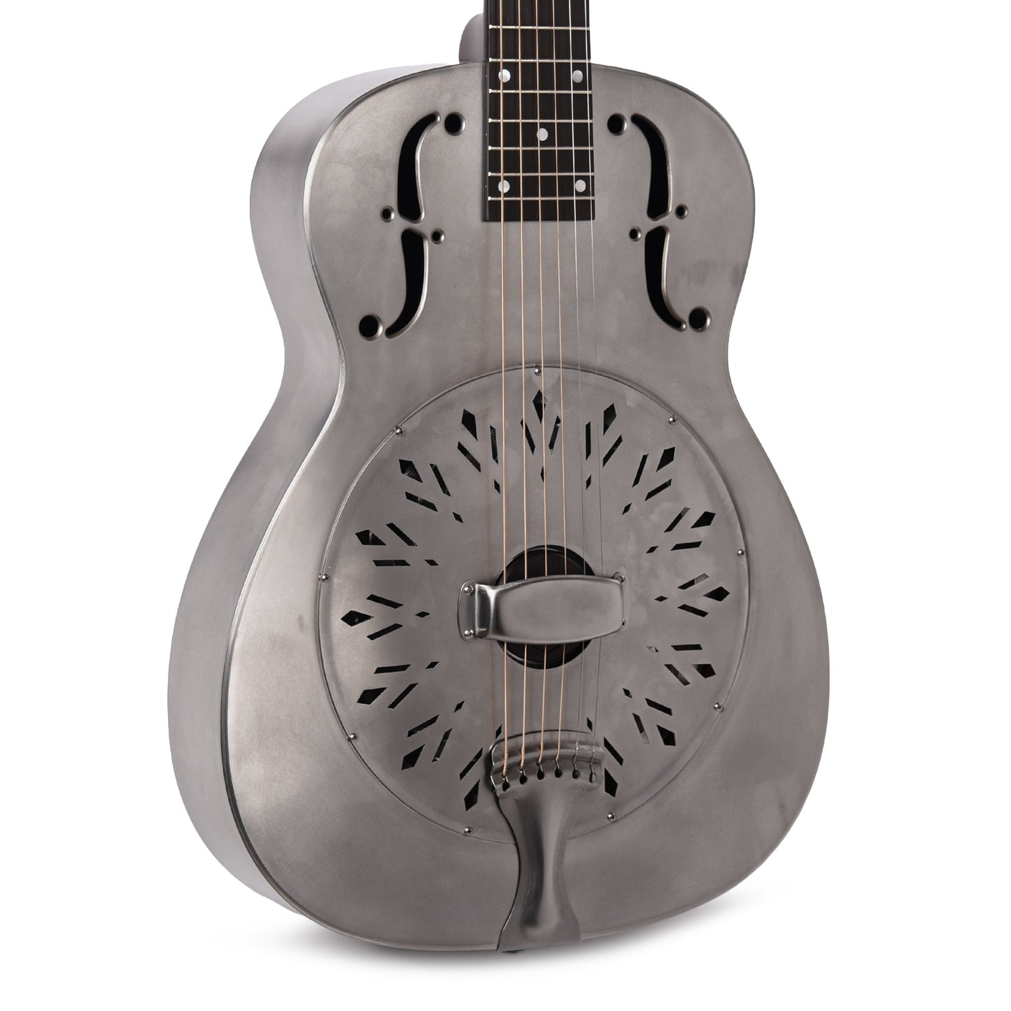 National RAW Single Cone Steel 14-Fret Acoustic Guitars / Resonator