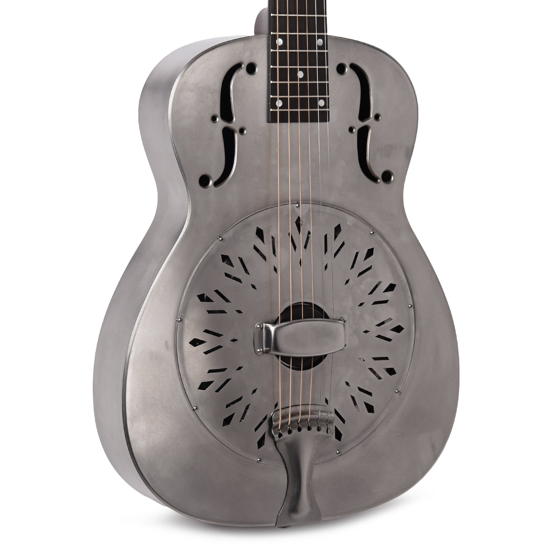 National RAW Single Cone Steel 14-Fret Acoustic Guitars / Resonator