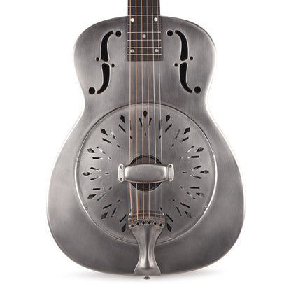 National RAW Single Cone Steel 14-Fret Acoustic Guitars / Resonator