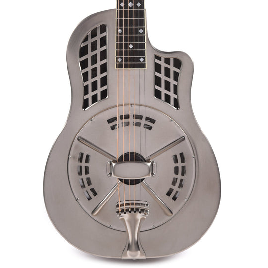National ResoRocket Single Cone Steel Rubbed Steel Acoustic Guitars / Resonator