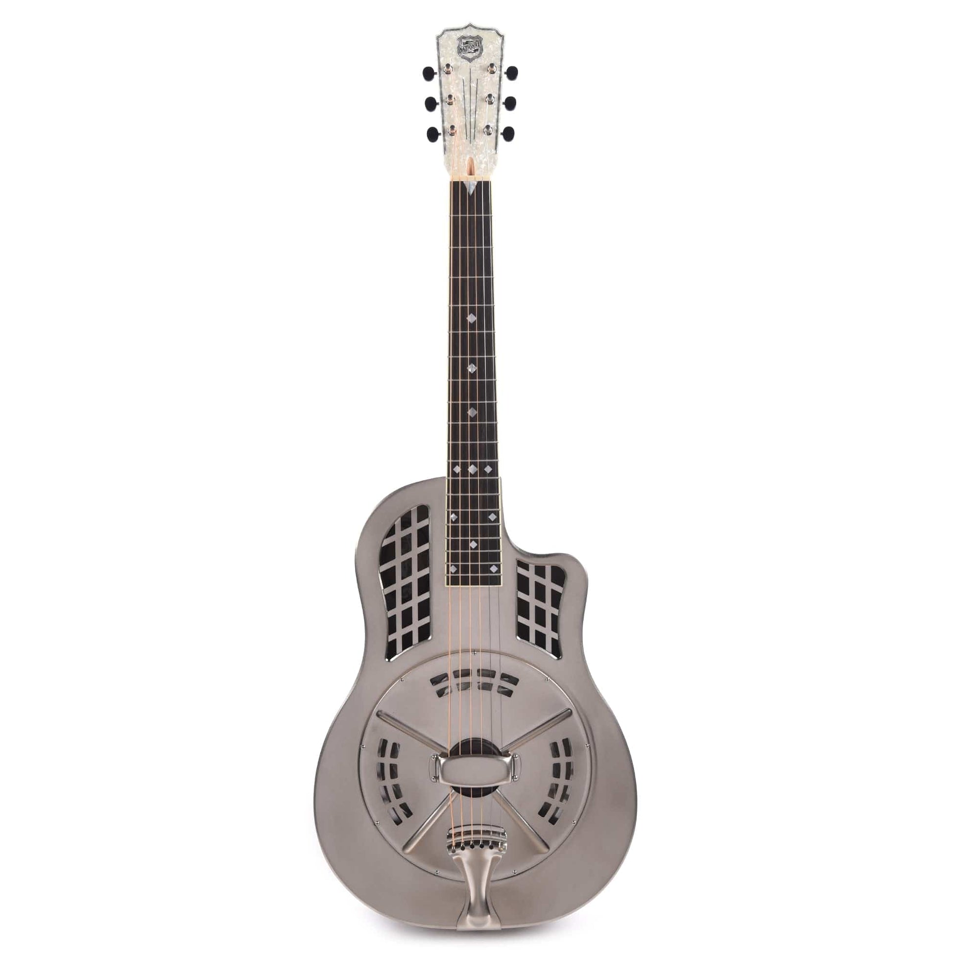 National ResoRocket Single Cone Steel Rubbed Steel Acoustic Guitars / Resonator
