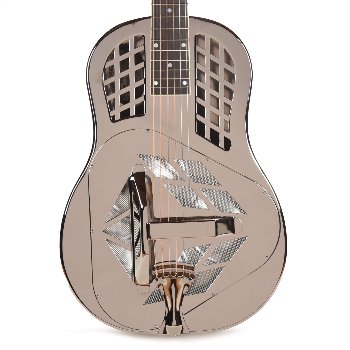 National Style 1 Tricone Brass Bright Nickel 12-Fret Acoustic Guitars / Resonator