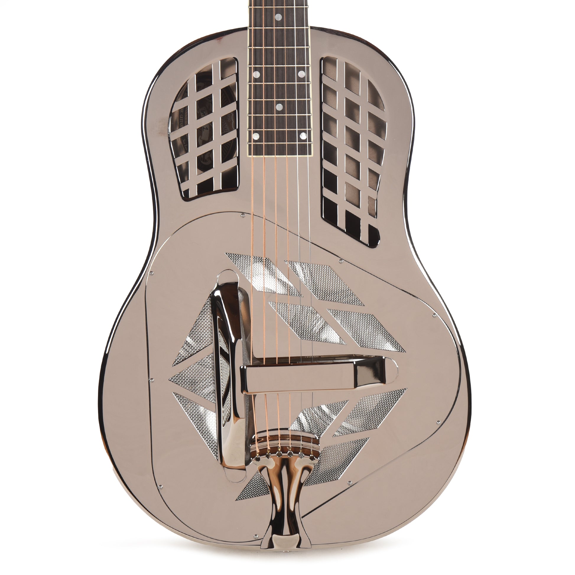 National Style 1 Tricone Brass Bright Nickel 12-Fret Acoustic Guitars / Resonator