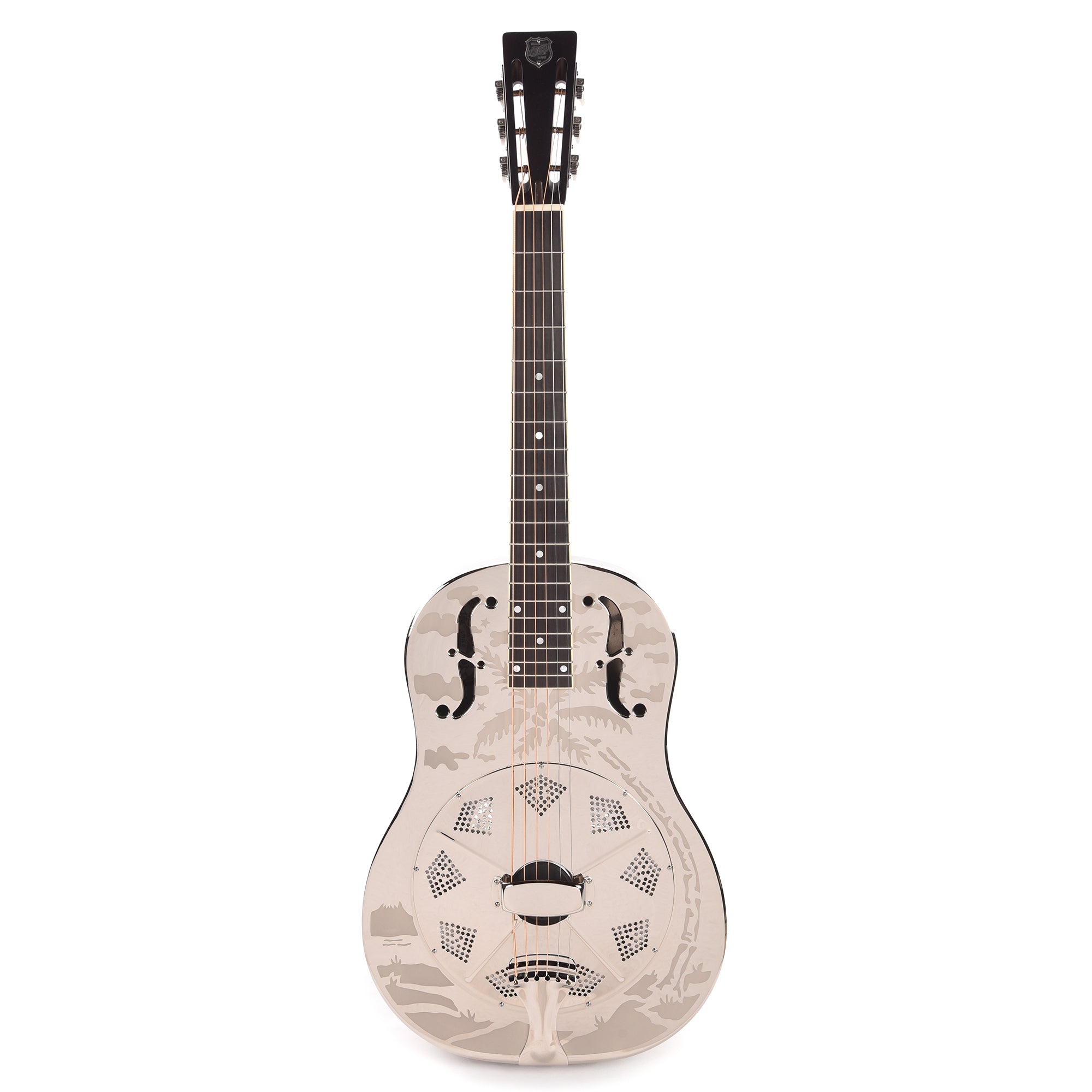 National Style O Single Cone Brass Bright Nickel 12-Fret Acoustic Guitars / Resonator