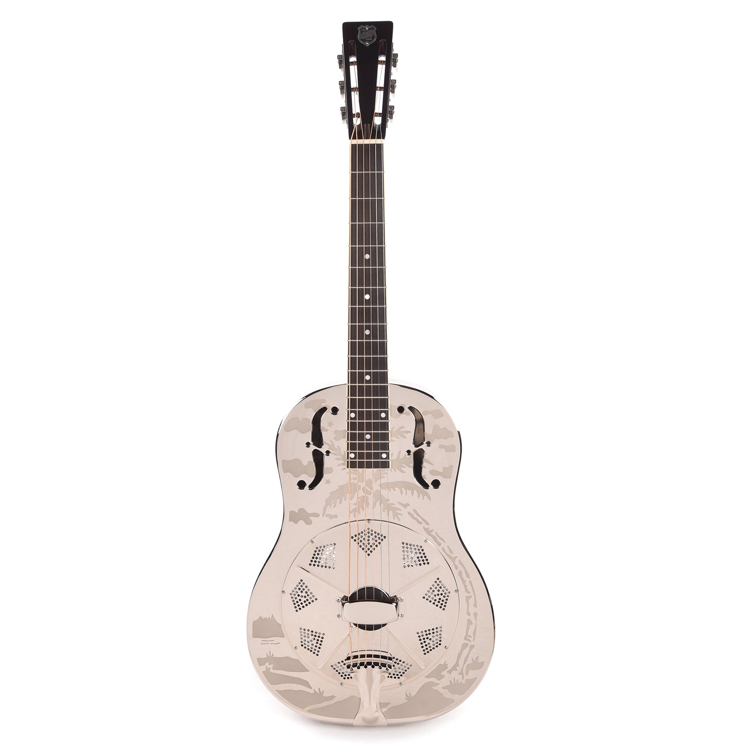National Style O Single Cone Brass Bright Nickel 12-Fret Acoustic Guitars / Resonator
