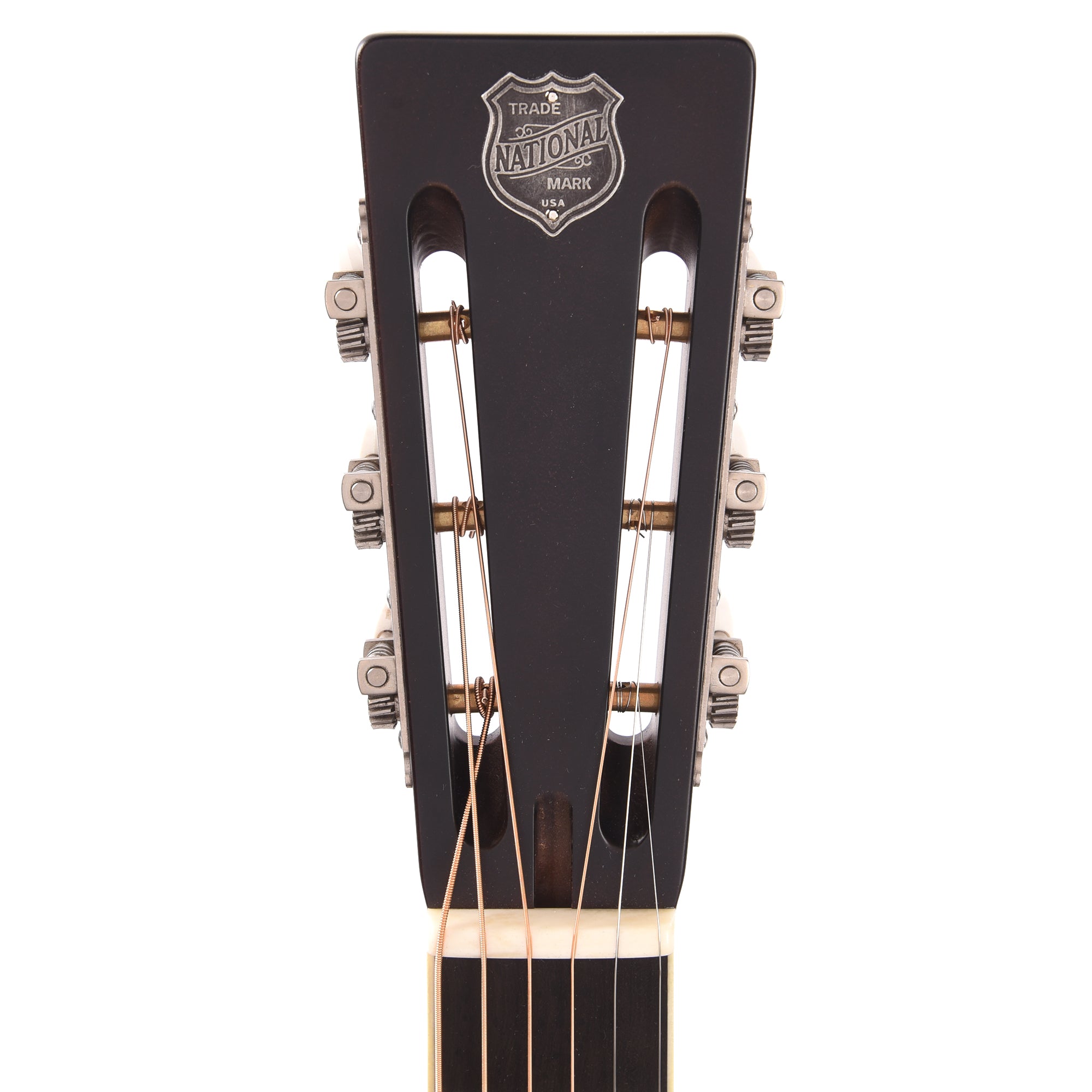 National Style O Single Cone Brass Bright Nickel 12-Fret Acoustic Guitars / Resonator