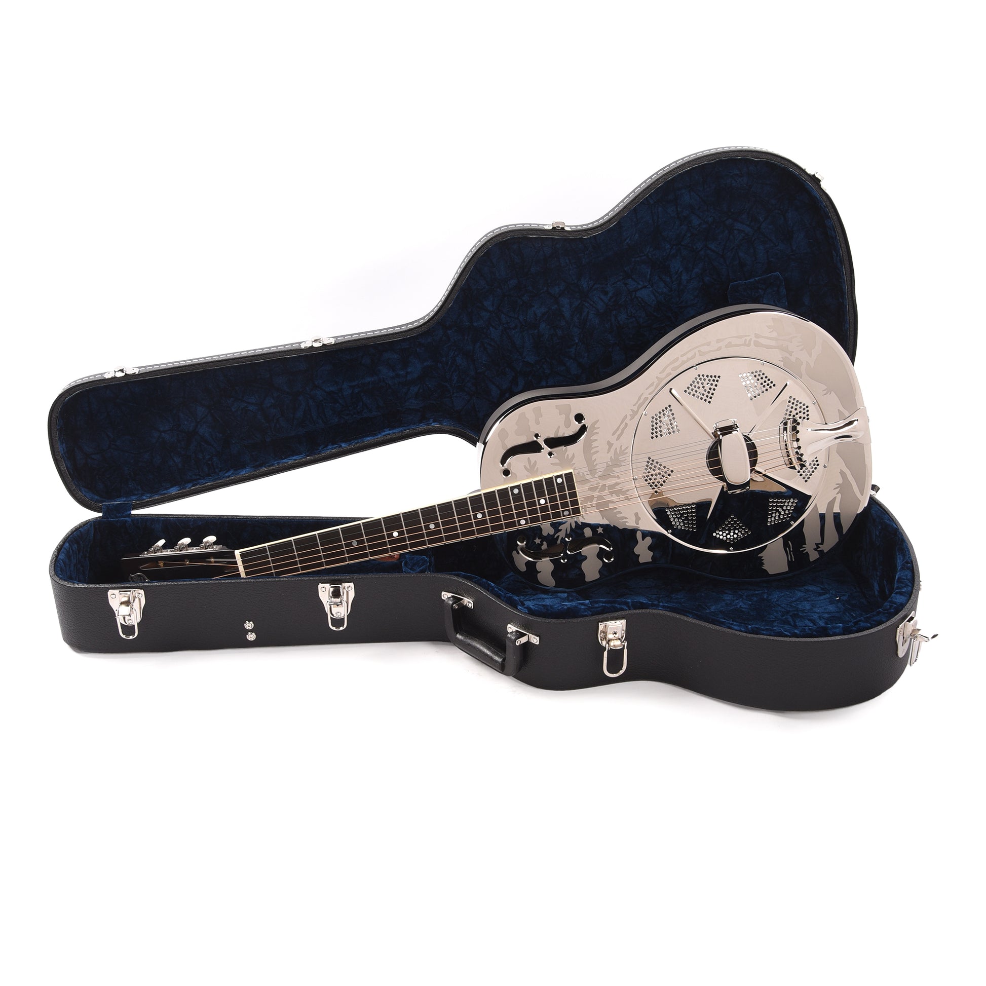 National Style O Single Cone Brass Bright Nickel 12-Fret Acoustic Guitars / Resonator