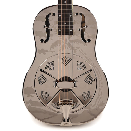 National Style O Single Cone Brass Bright Nickel 12-Fret Acoustic Guitars / Resonator
