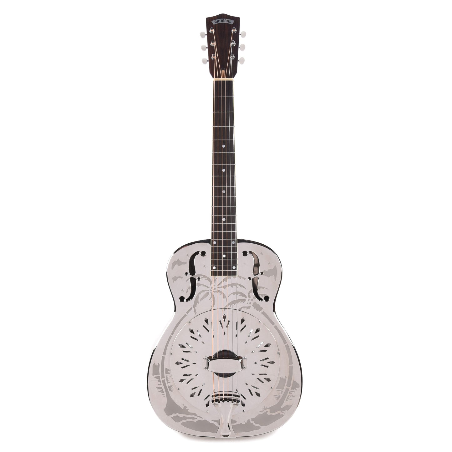 National Style O Single Cone Brass Bright Nickel 14-Fret Acoustic Guitars / Resonator