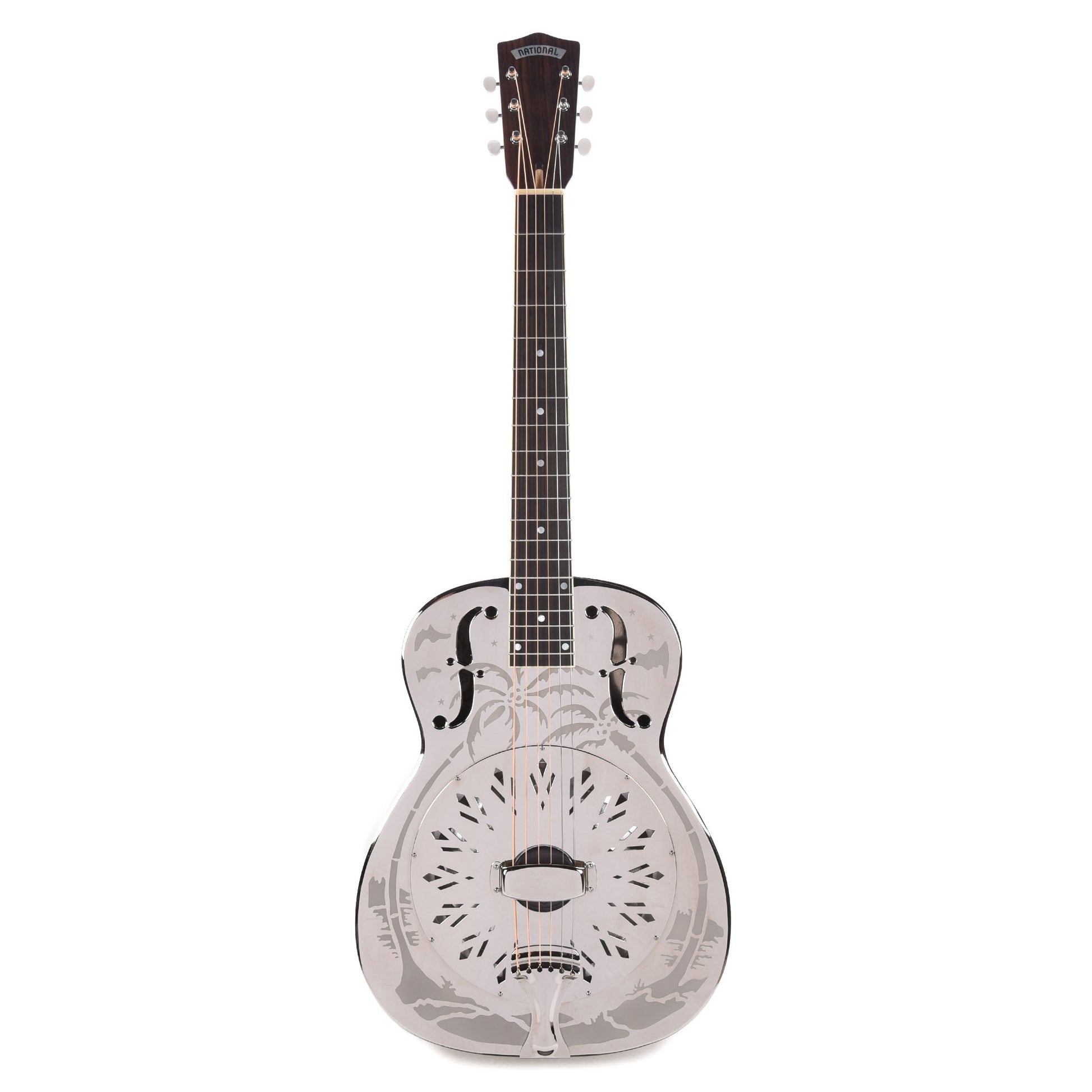 National Style O Single Cone Brass Bright Nickel 14-Fret Acoustic Guitars / Resonator