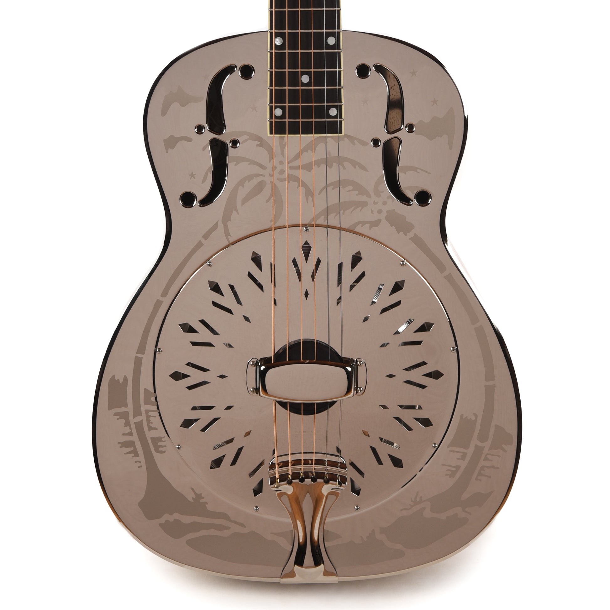 National Style O Single Cone Brass Bright Nickel 14-Fret Acoustic Guitars / Resonator
