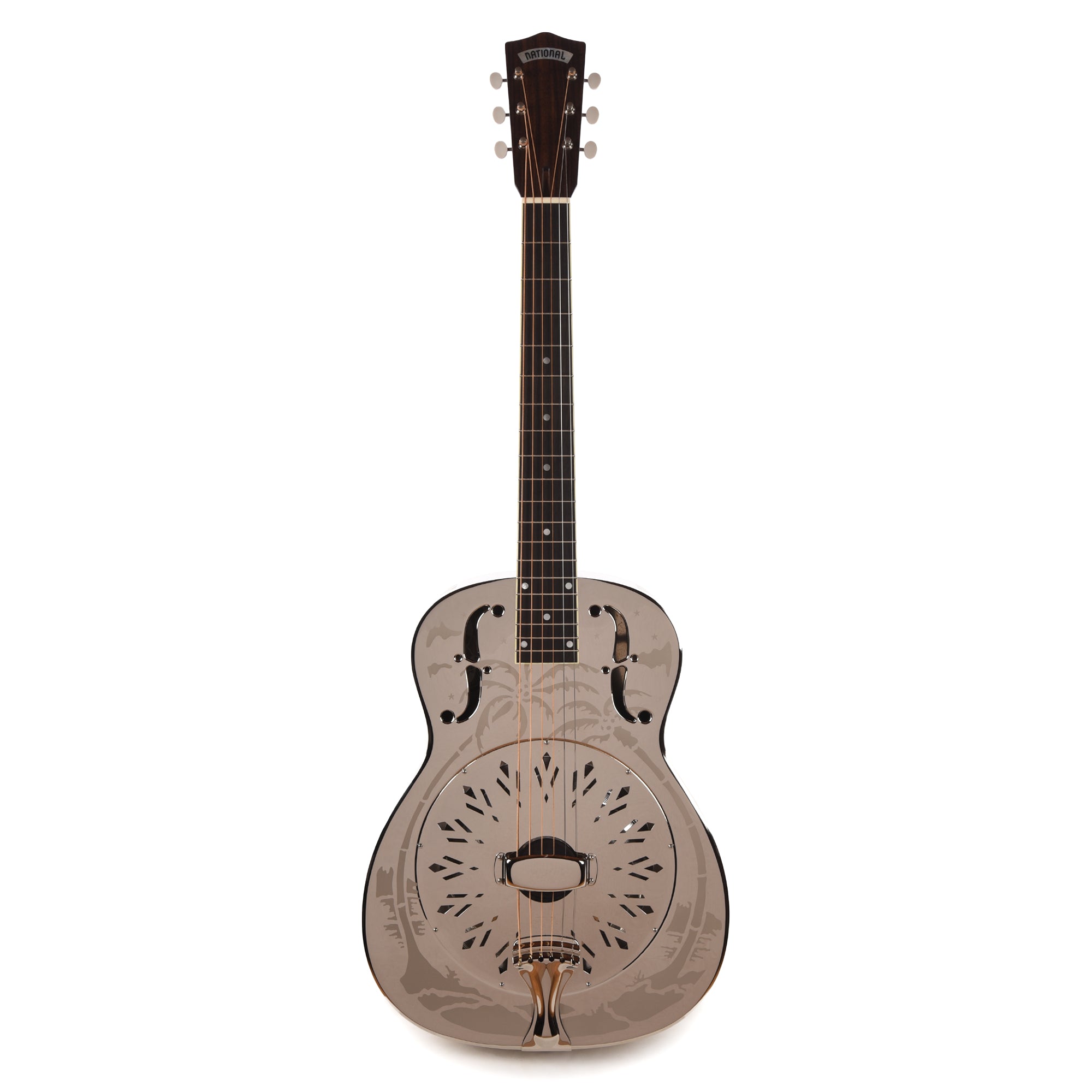 National Style O Single Cone Brass Bright Nickel 14-Fret Acoustic Guitars / Resonator