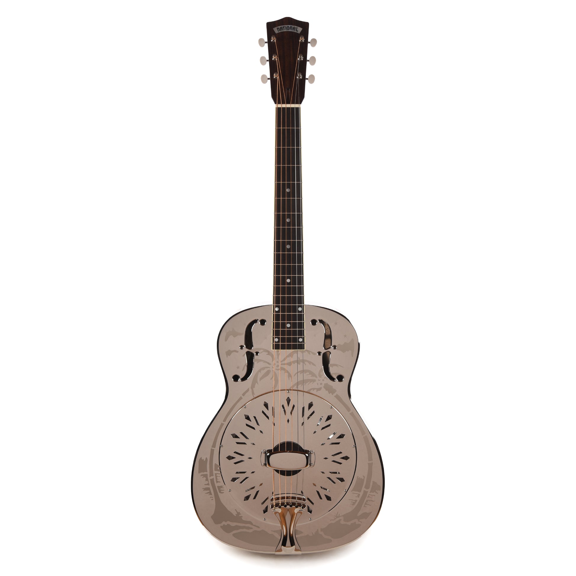 National Style O Single Cone Brass Bright Nickel 14-Fret Acoustic Guitars / Resonator