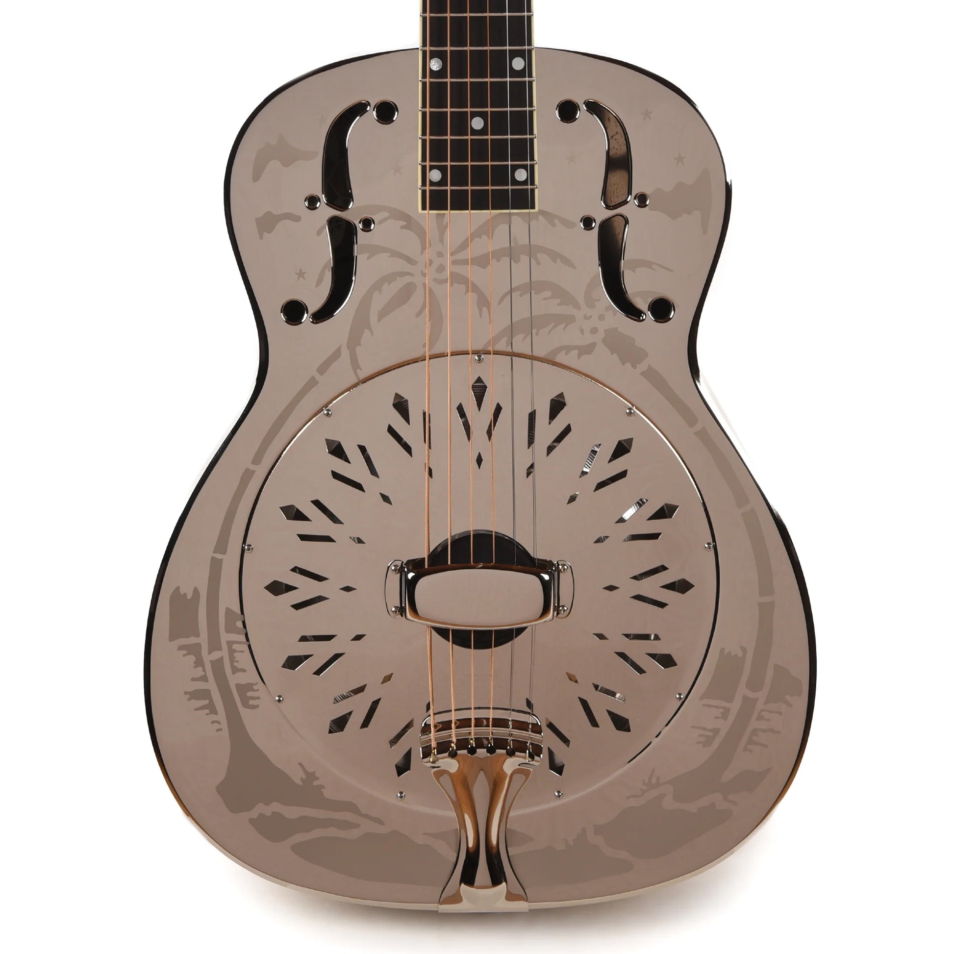 National Style O Single Cone Brass Bright Nickel 14-Fret Acoustic Guitars / Resonator