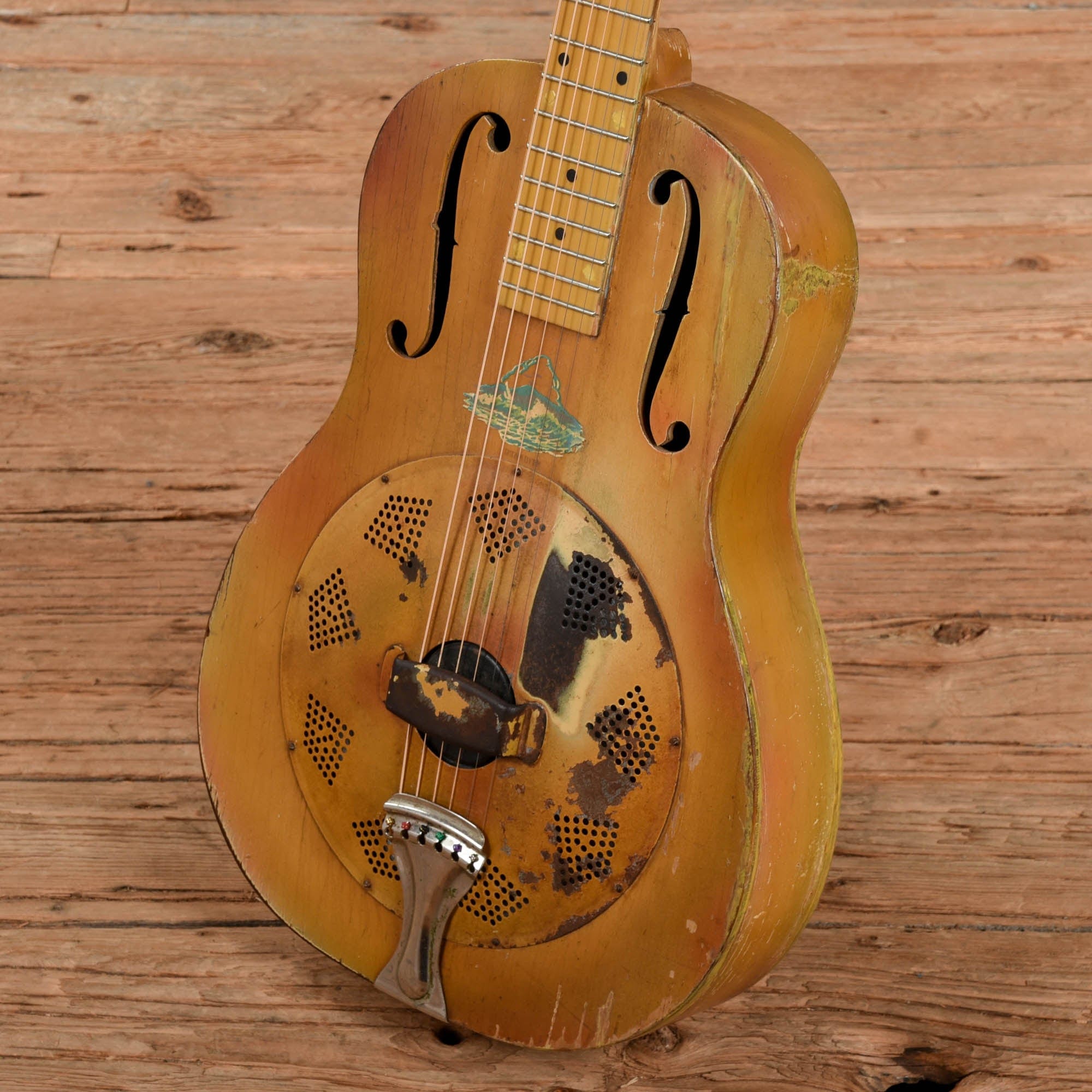 National Wood Body Triolian Yellow w/ Graphic 1930s – Chicago