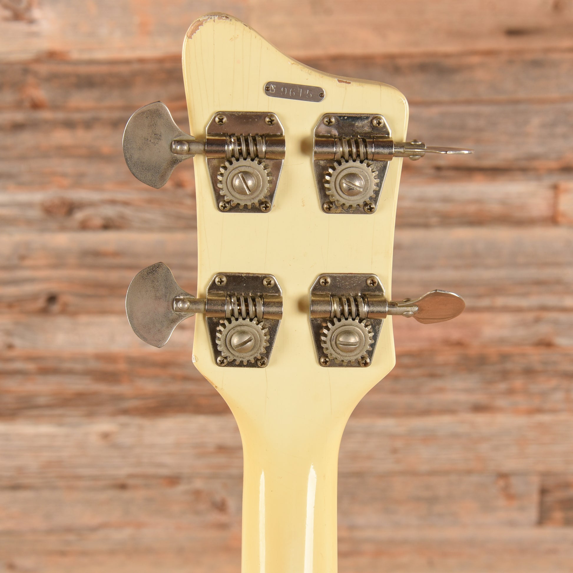 National Res-o-glass Val-Pro 85 Bass White 1960s Bass Guitars / 5-String or More