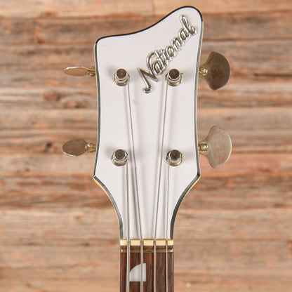 National Res-o-glass Val-Pro 85 Bass White 1960s Bass Guitars / 5-String or More