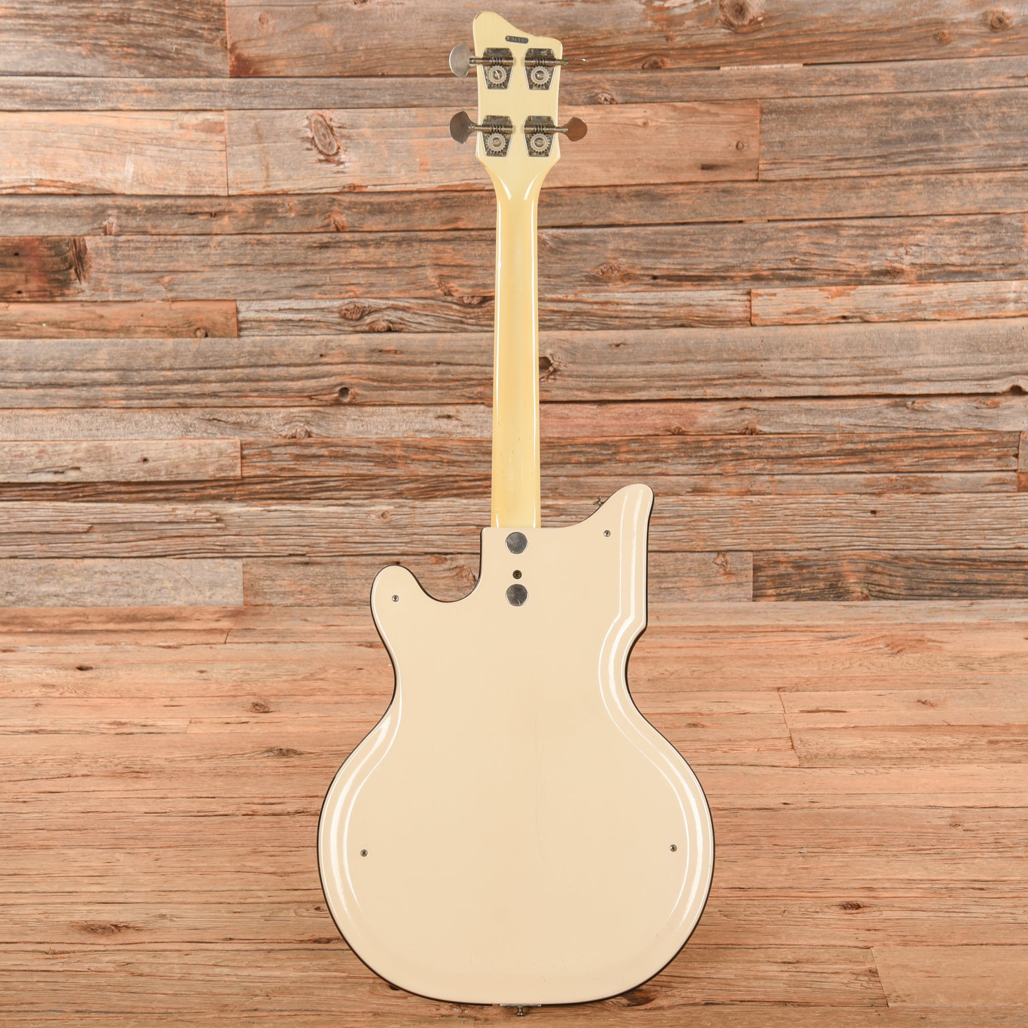 National Res-o-glass Val-Pro 85 Bass White 1960s Bass Guitars / 5-String or More