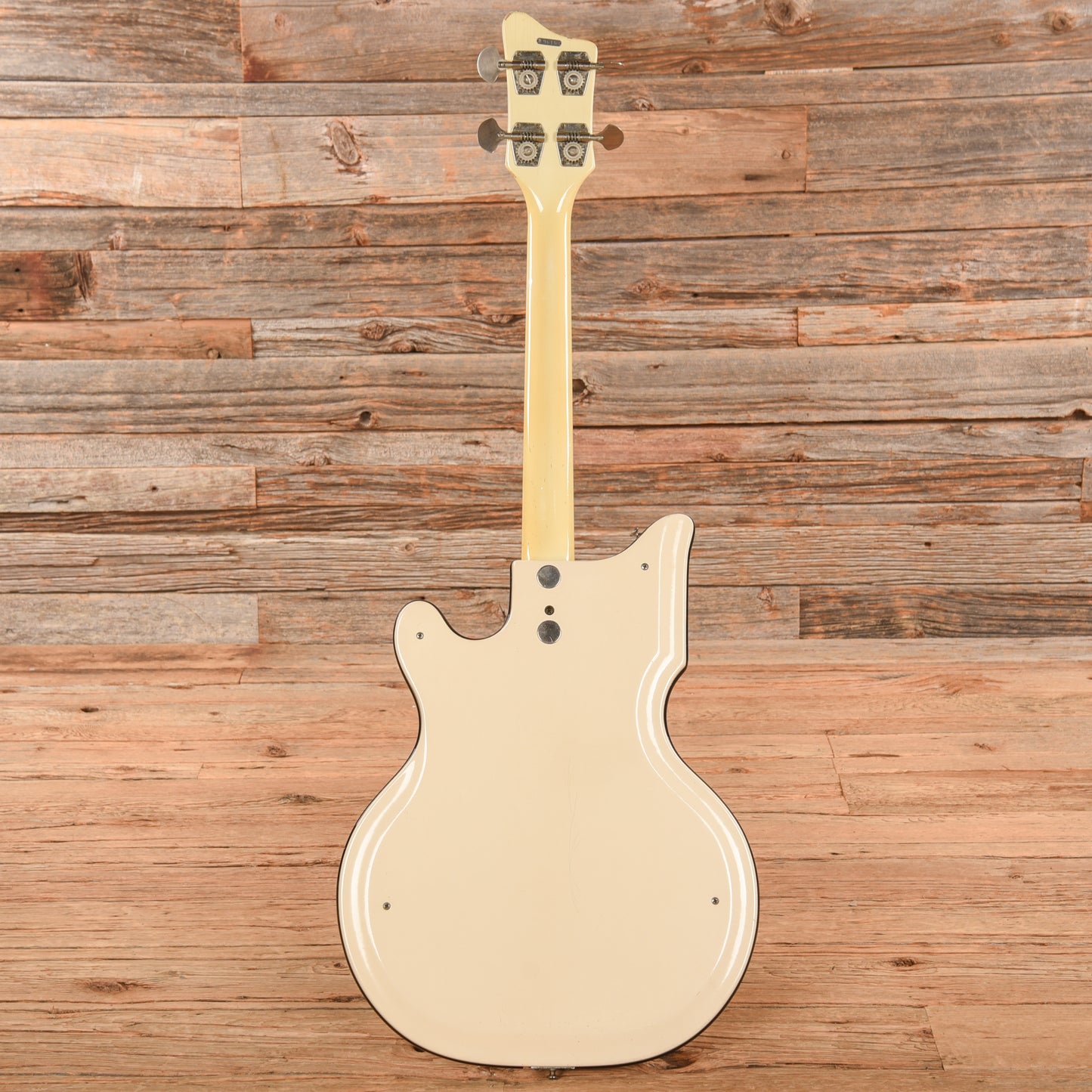 National Res-o-glass Val-Pro 85 Bass White 1960s Bass Guitars / 5-String or More
