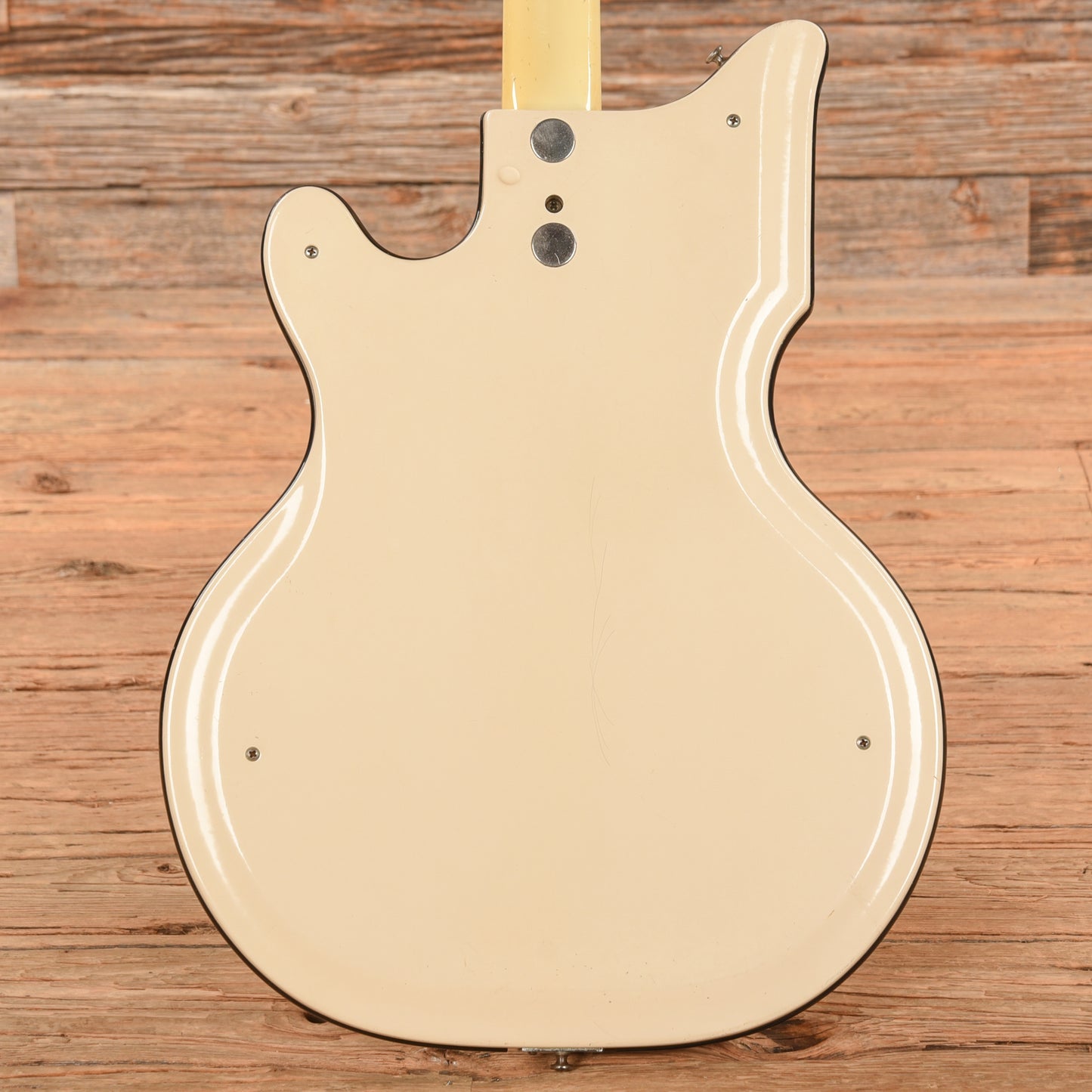 National Res-o-glass Val-Pro 85 Bass White 1960s Bass Guitars / 5-String or More