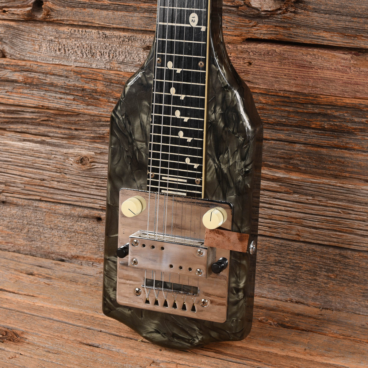 National Chicagoan Grey Pearloid 1960s Electric Guitars