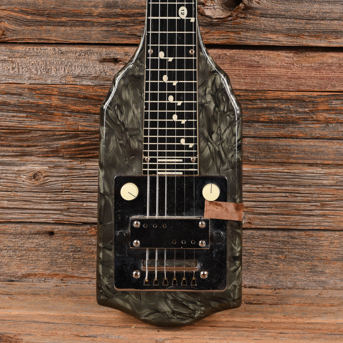 National Chicagoan Grey Pearloid 1960s Electric Guitars
