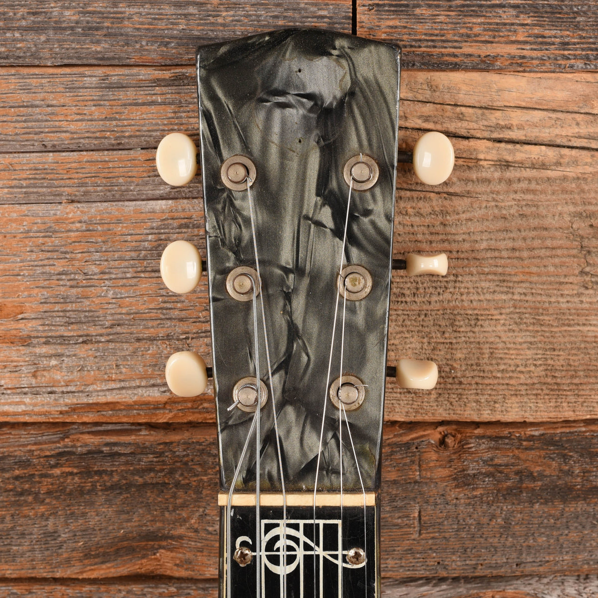 National Chicagoan Grey Pearloid 1960s Electric Guitars