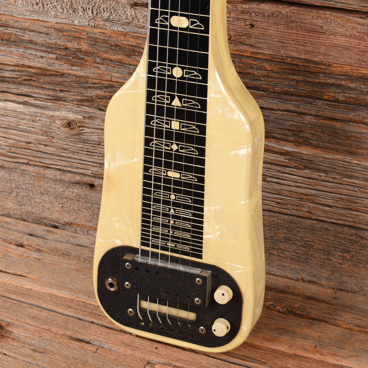 National Lap Steel White Pearloid 1961 Electric Guitars