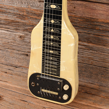 National Lap Steel White Pearloid 1961 Electric Guitars