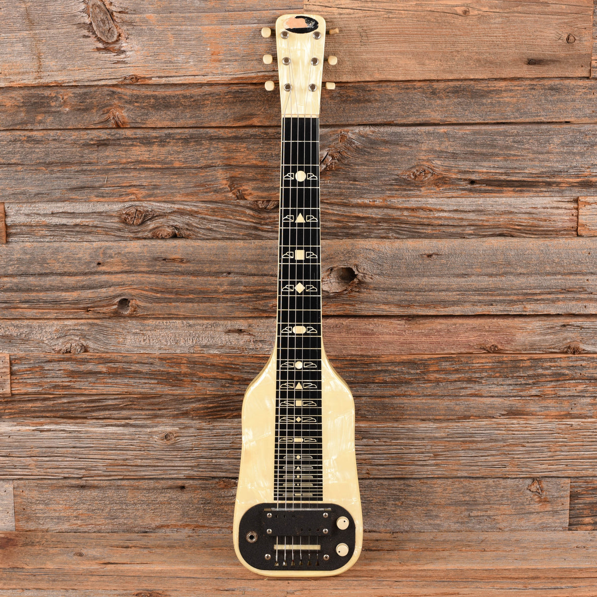National Lap Steel White Pearloid 1961 Electric Guitars