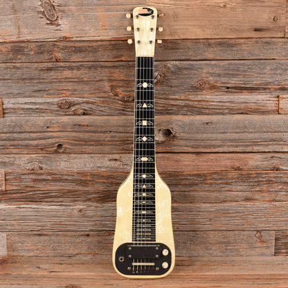 National Lap Steel White Pearloid 1961 Electric Guitars