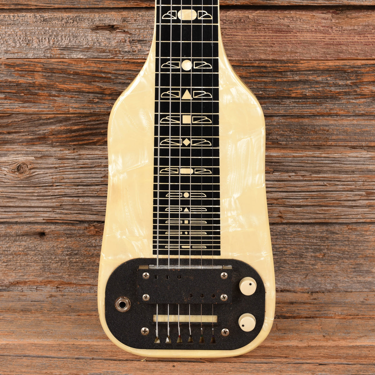 National Lap Steel White Pearloid 1961 Electric Guitars