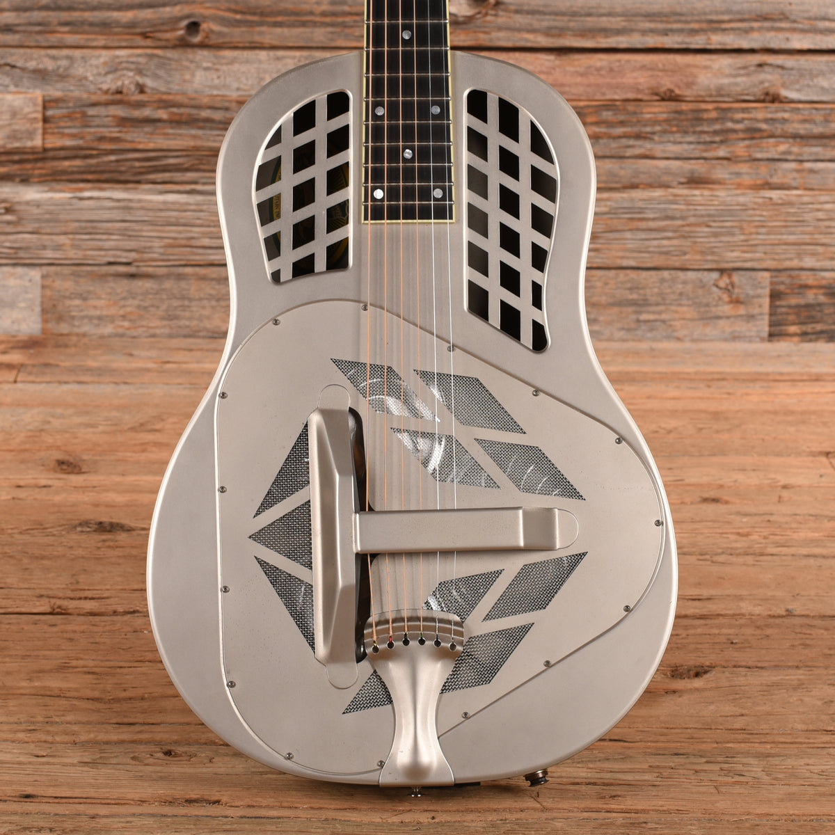 National Tricone Resonator Silver 2005 Electric Guitars