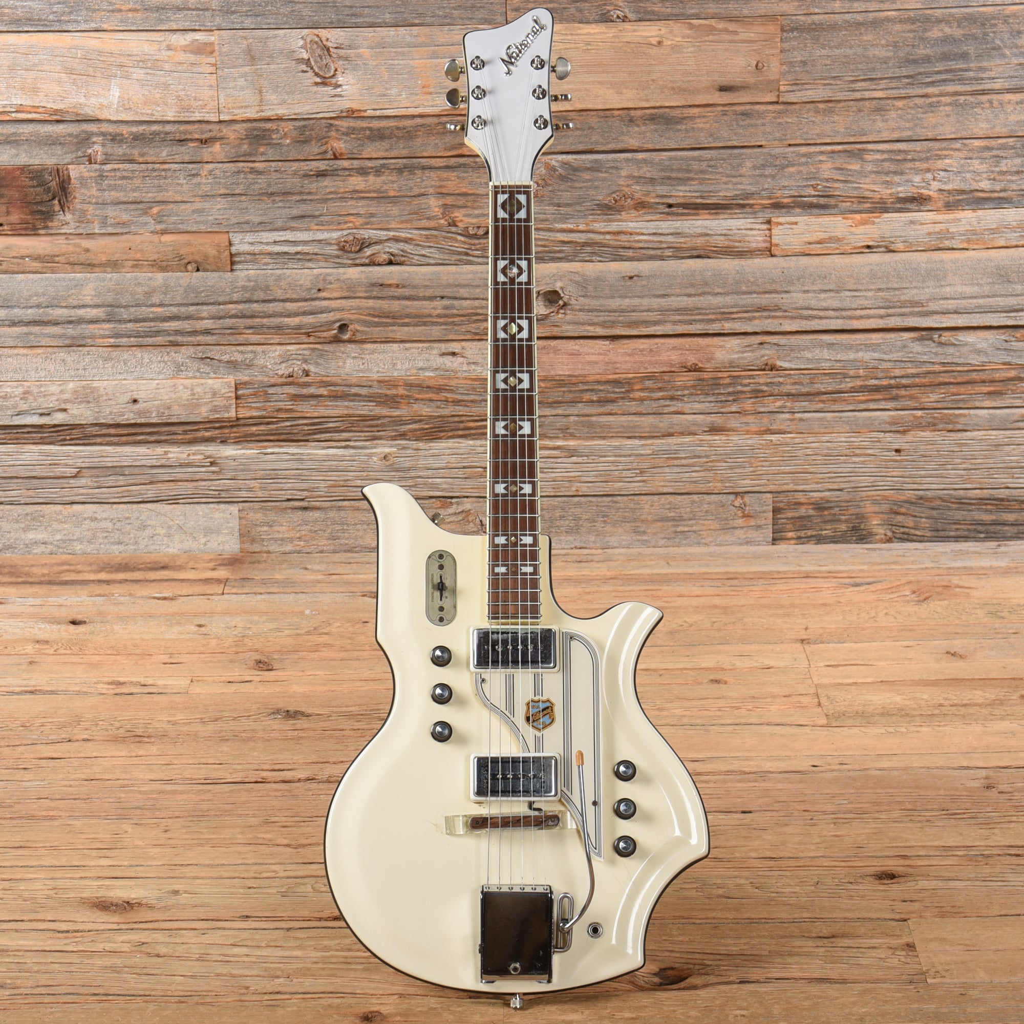 National Glenwood 99 Res-O-Glas White 1962 Electric Guitars / Semi-Hollow