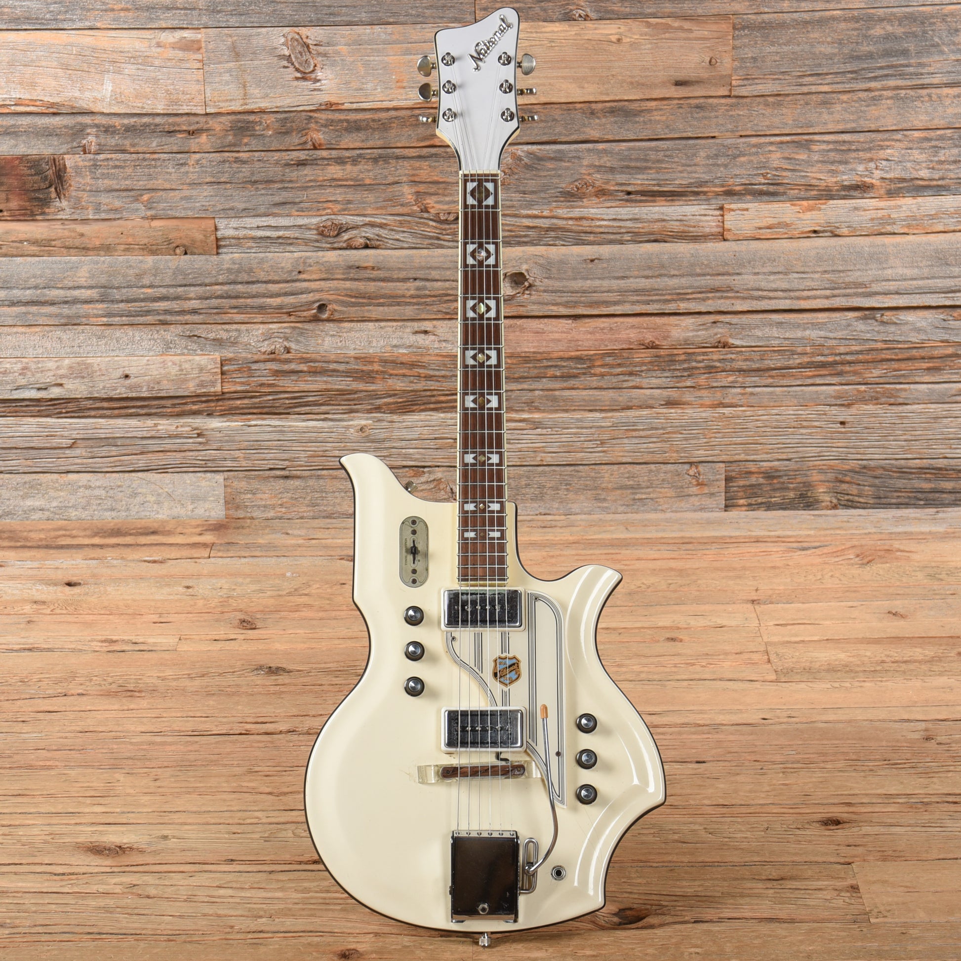 National Glenwood 99 Res-O-Glas White 1962 Electric Guitars / Semi-Hollow