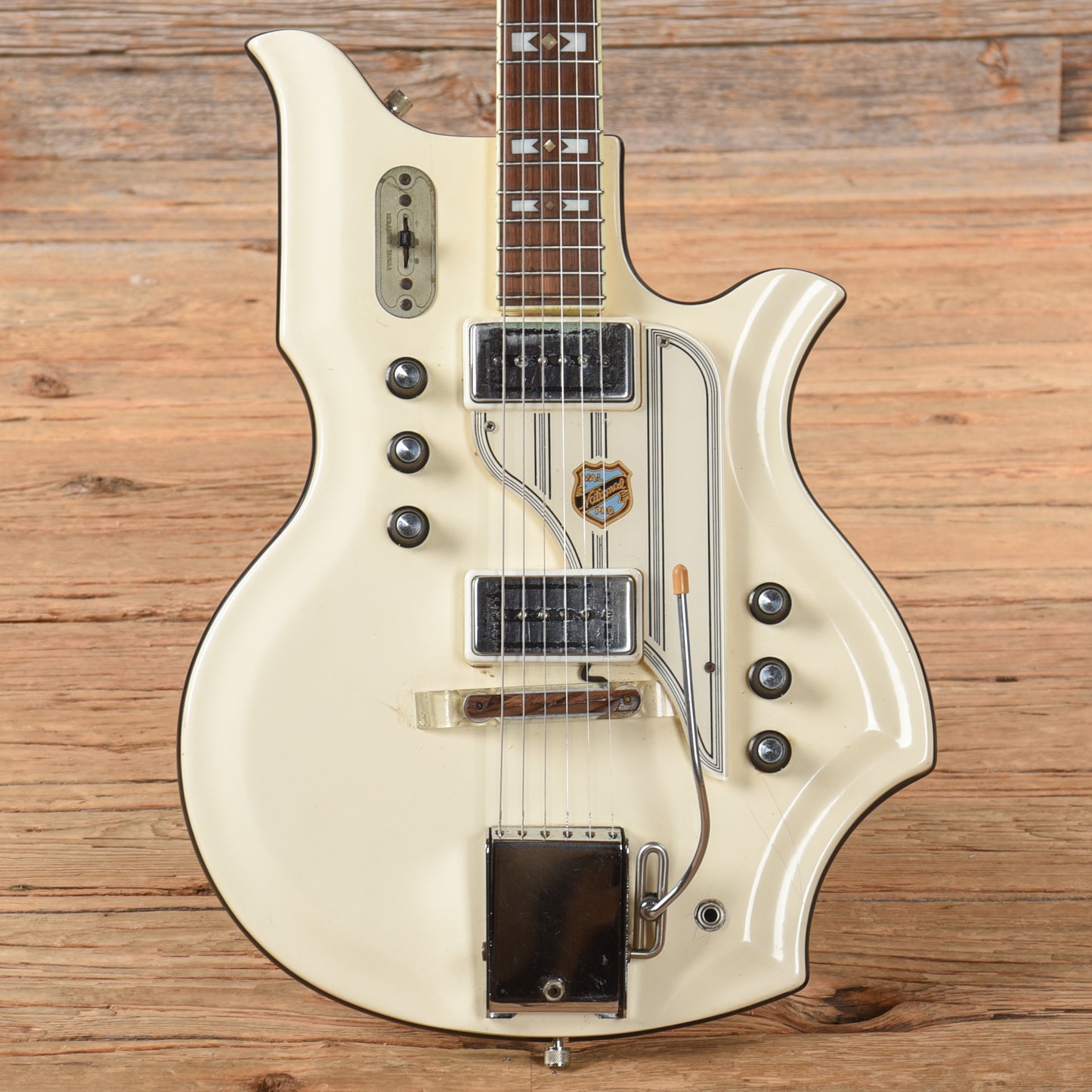 National Glenwood 99 Res-O-Glas White 1962 Electric Guitars / Semi-Hollow