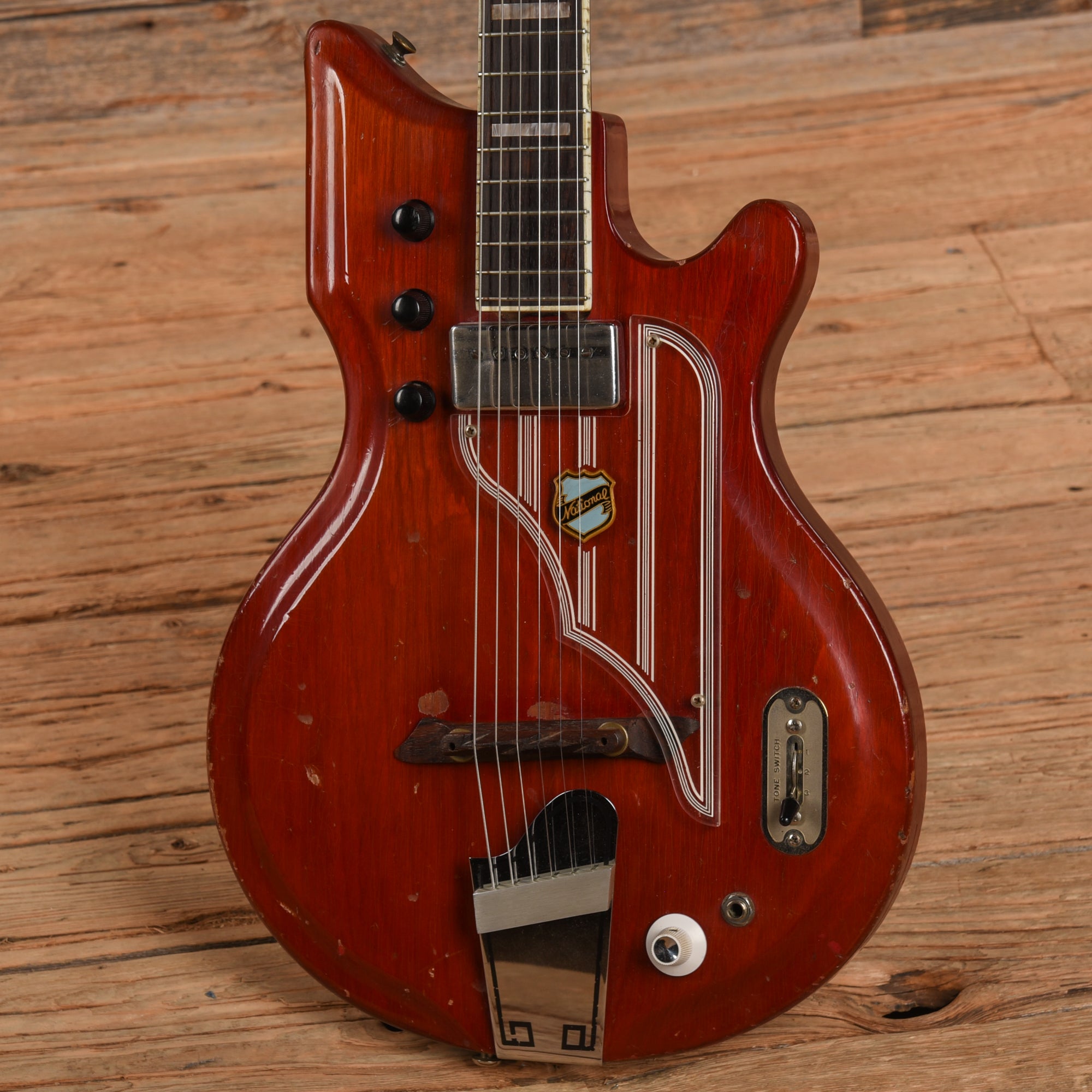 National Westwood 75 Cherry 1960s Electric Guitars / Solid Body