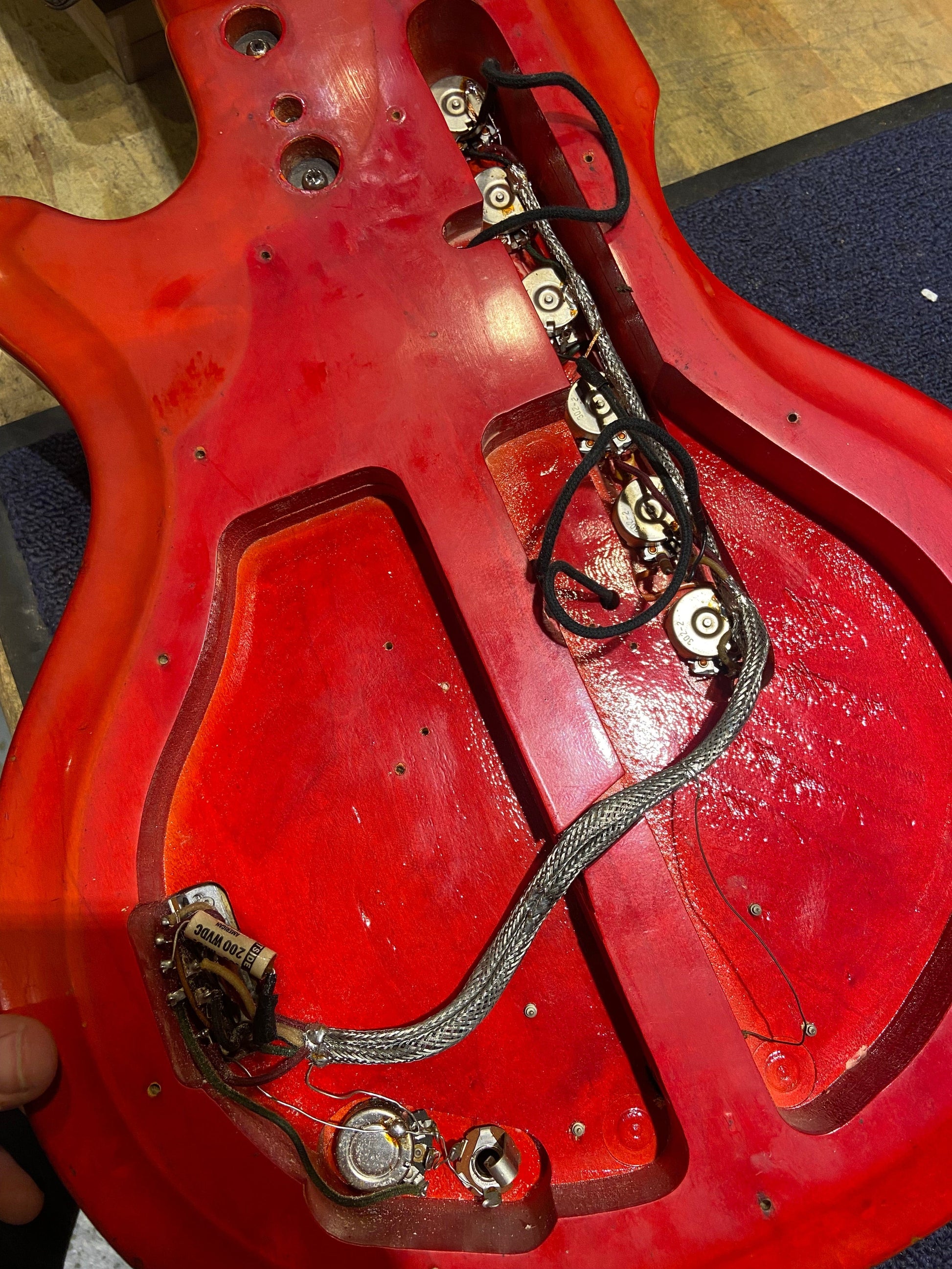 National Westwood 77 Red Refin 1960s Electric Guitars / Solid Body