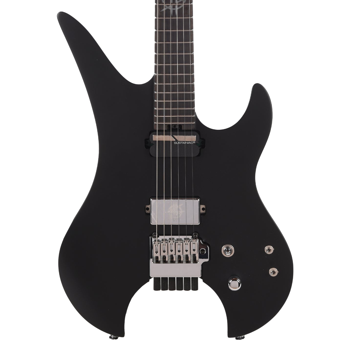 Schecter Synyster Gates Custom-6 TR-S Headless Electric Guitar Satin Black